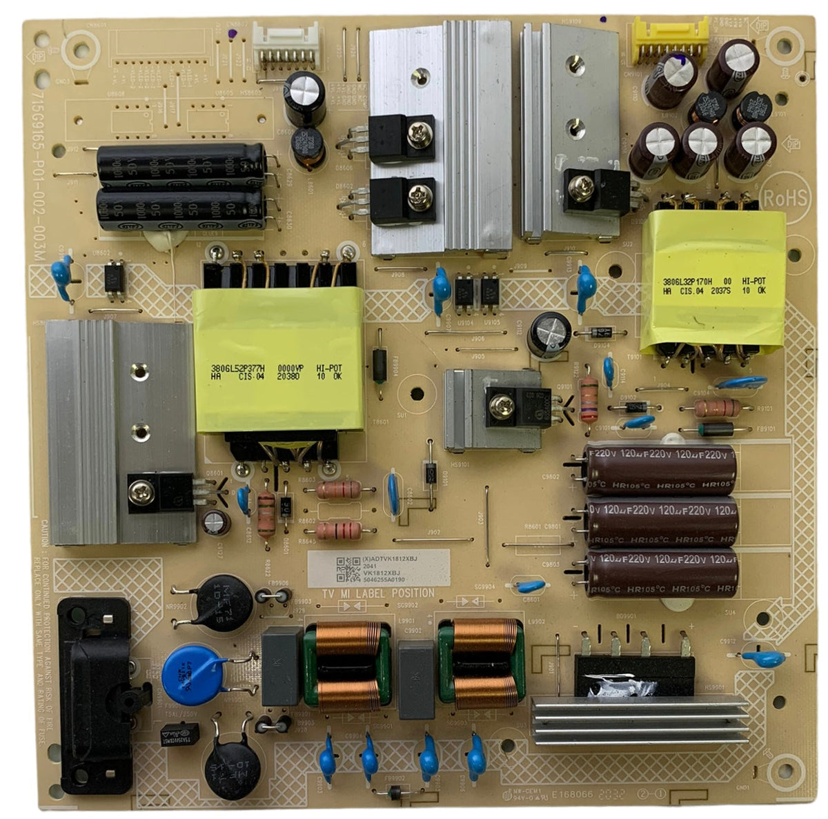 Vizio ADTVK1812XBJ Power Supply Board Otarealm