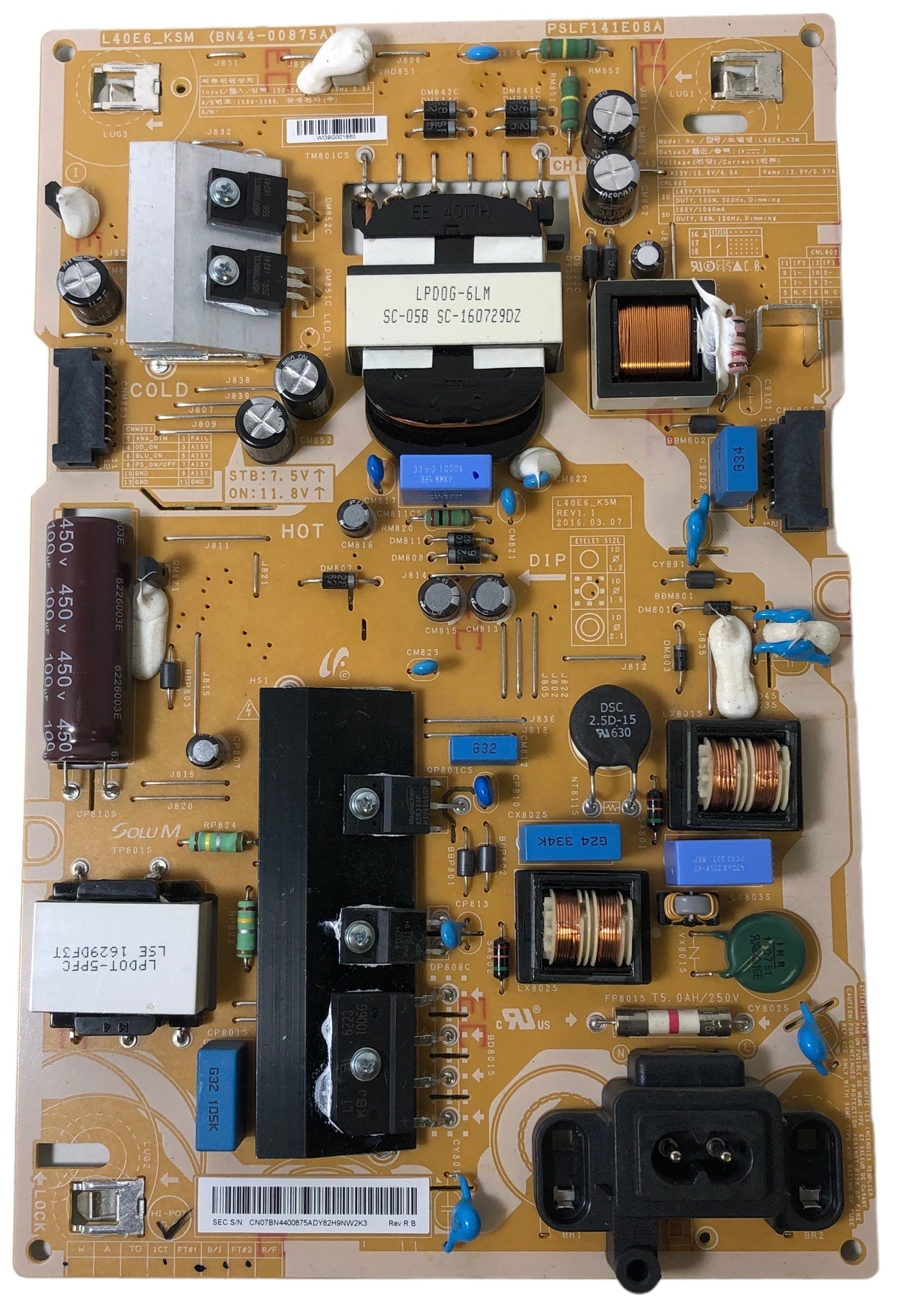 Samsung BN44-00875A Power Supply / LED Board Otarealm