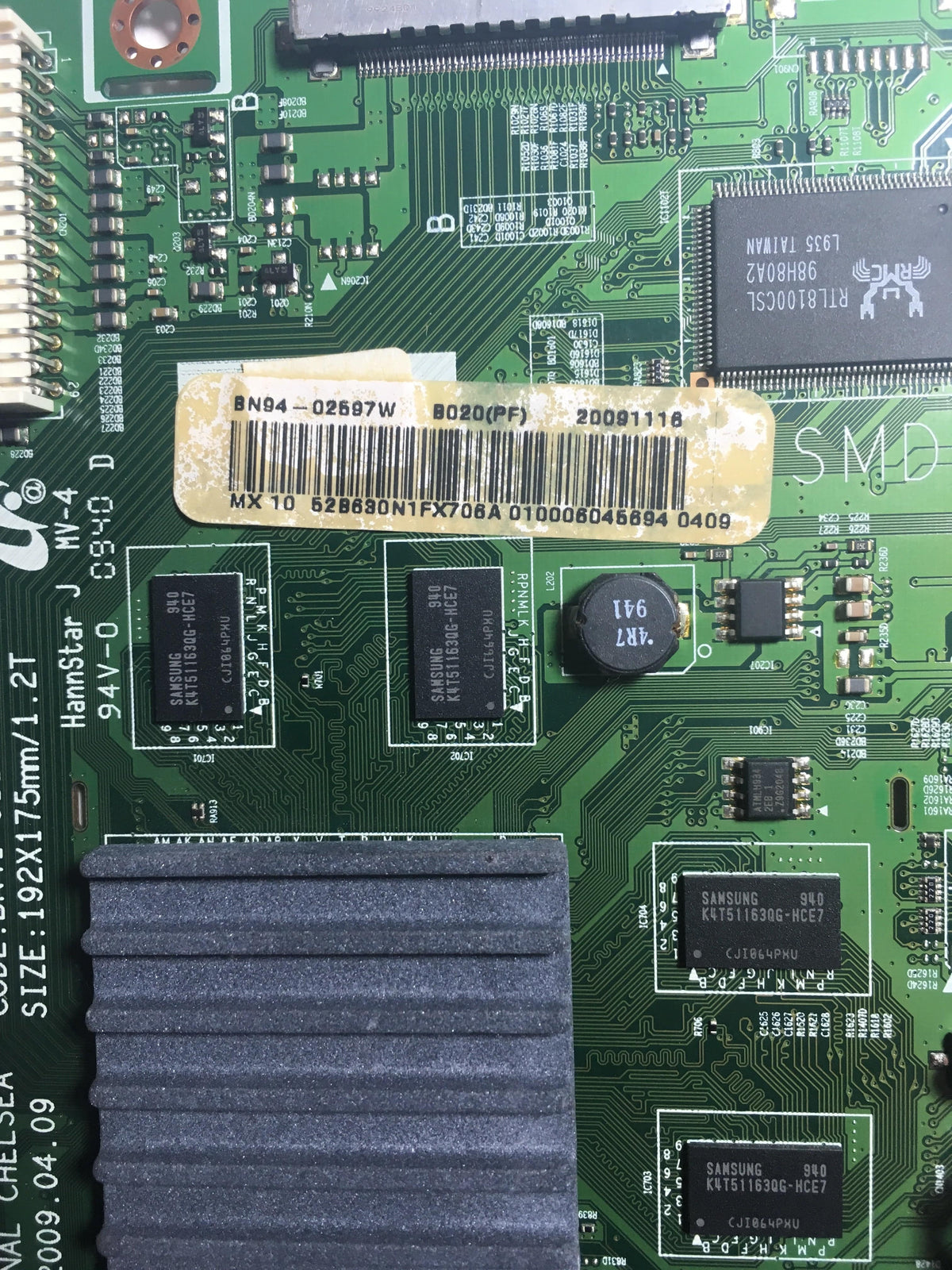 Samsung BN94-02597W Main Board for LN52B630N1FXZA Otarealm