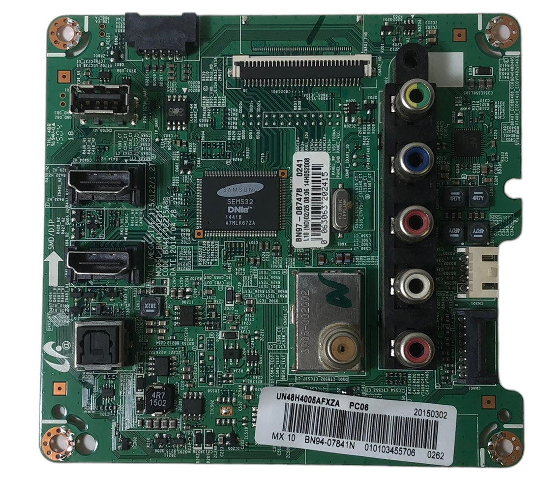 Samsung BN94-07841N Main Board for UN48H4005AFXZA Otarealm