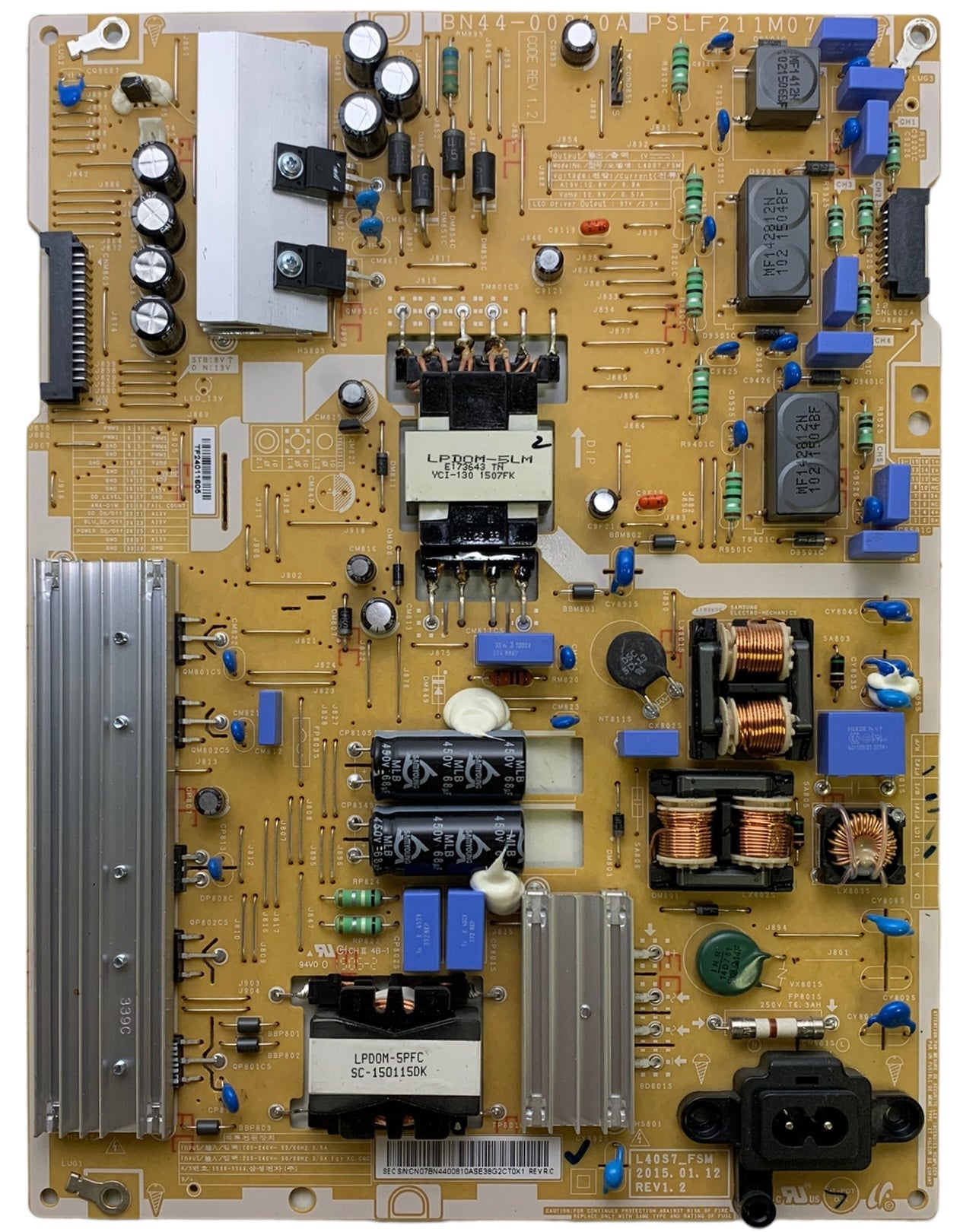 Samsung BN44-00810A Power Supply / LED Board Otarealm