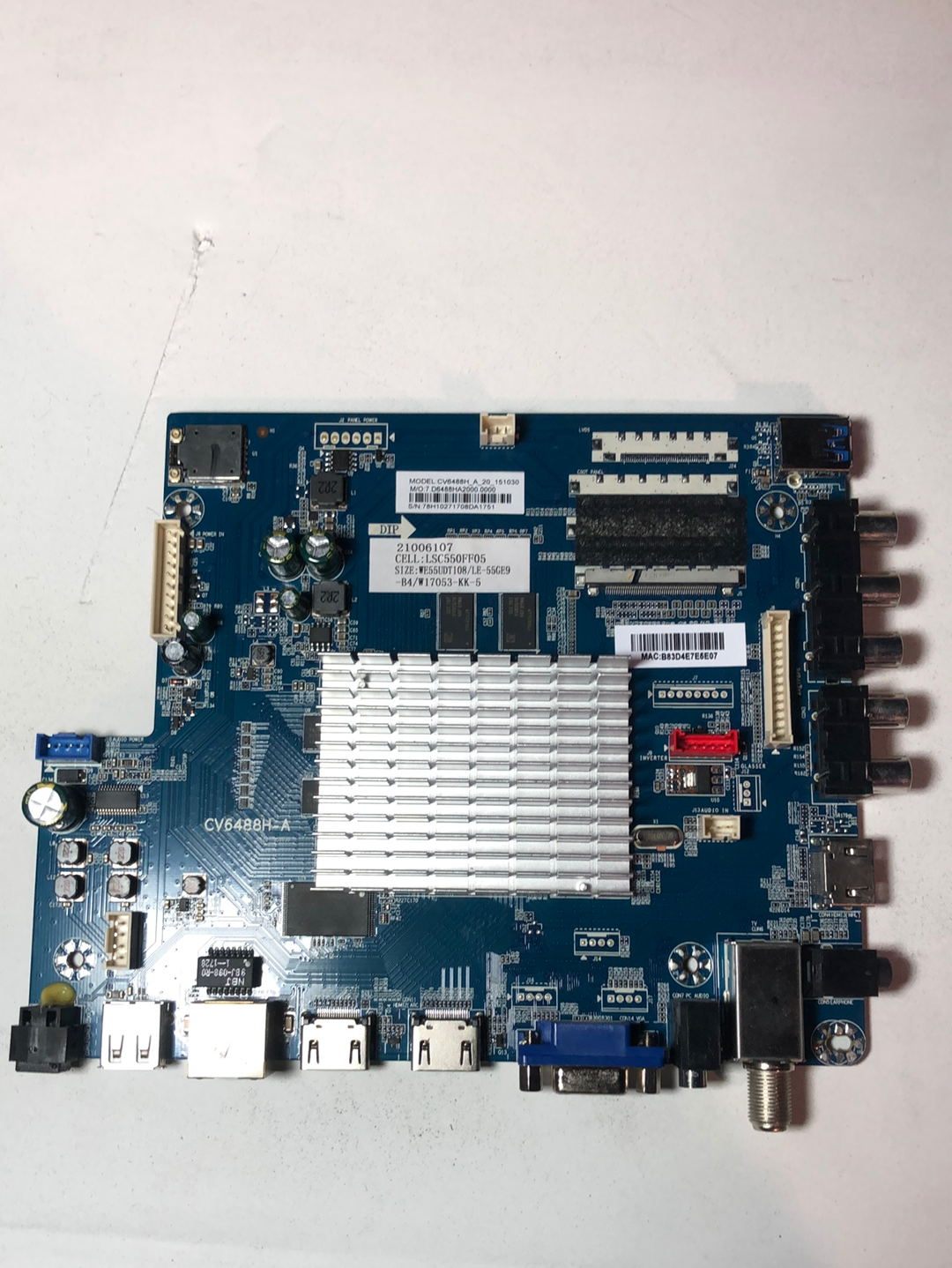 Westinghouse W17053-KK-5 Main Board for WE55UDT108 Otarealm