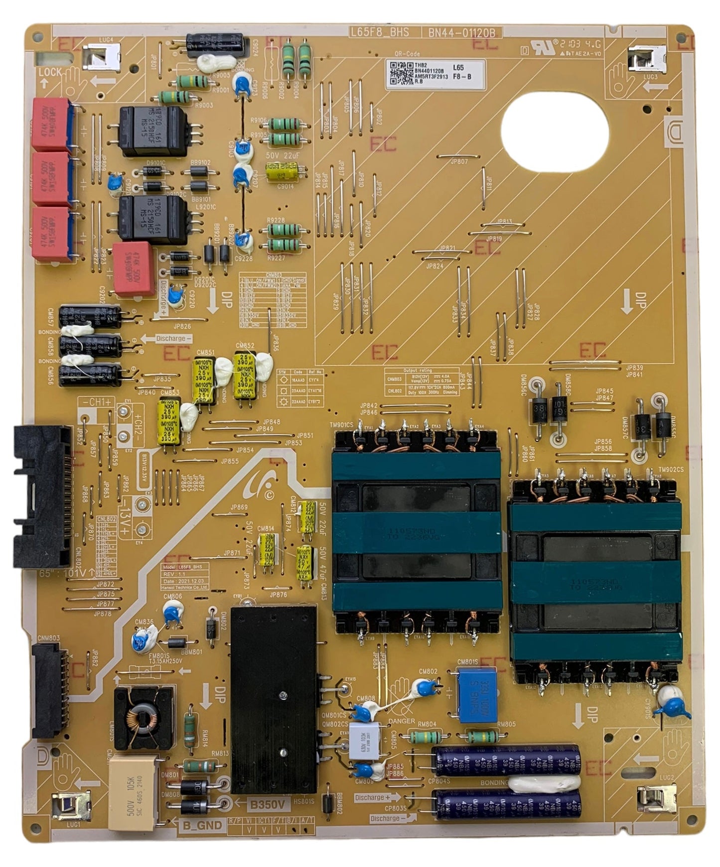 Samsung BN44-01120B Power Supply / LED Board Otarealm