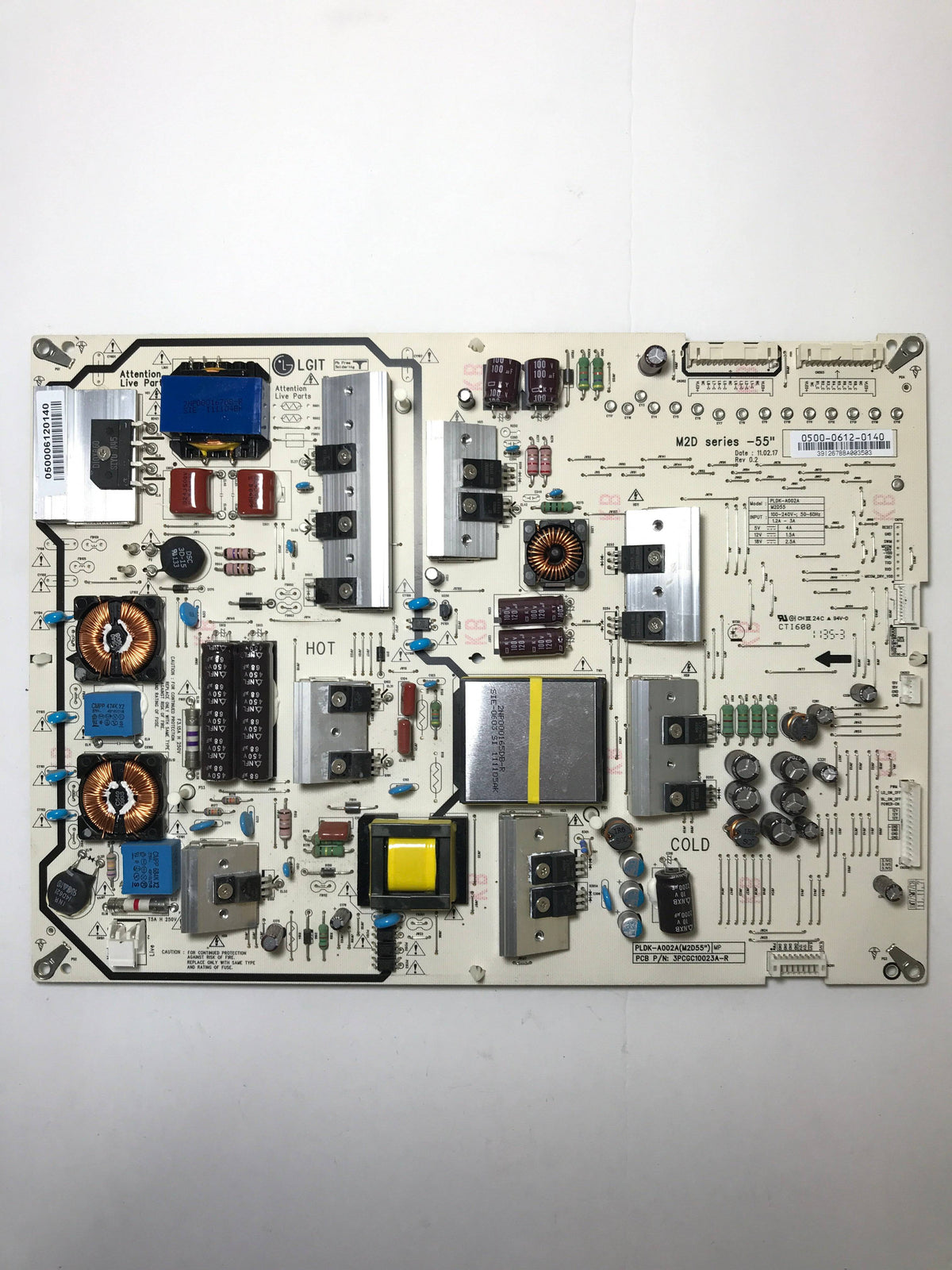 Vizio 0500-0612-0140 (PLDK-A002A) Power Supply for M550SV Otarealm