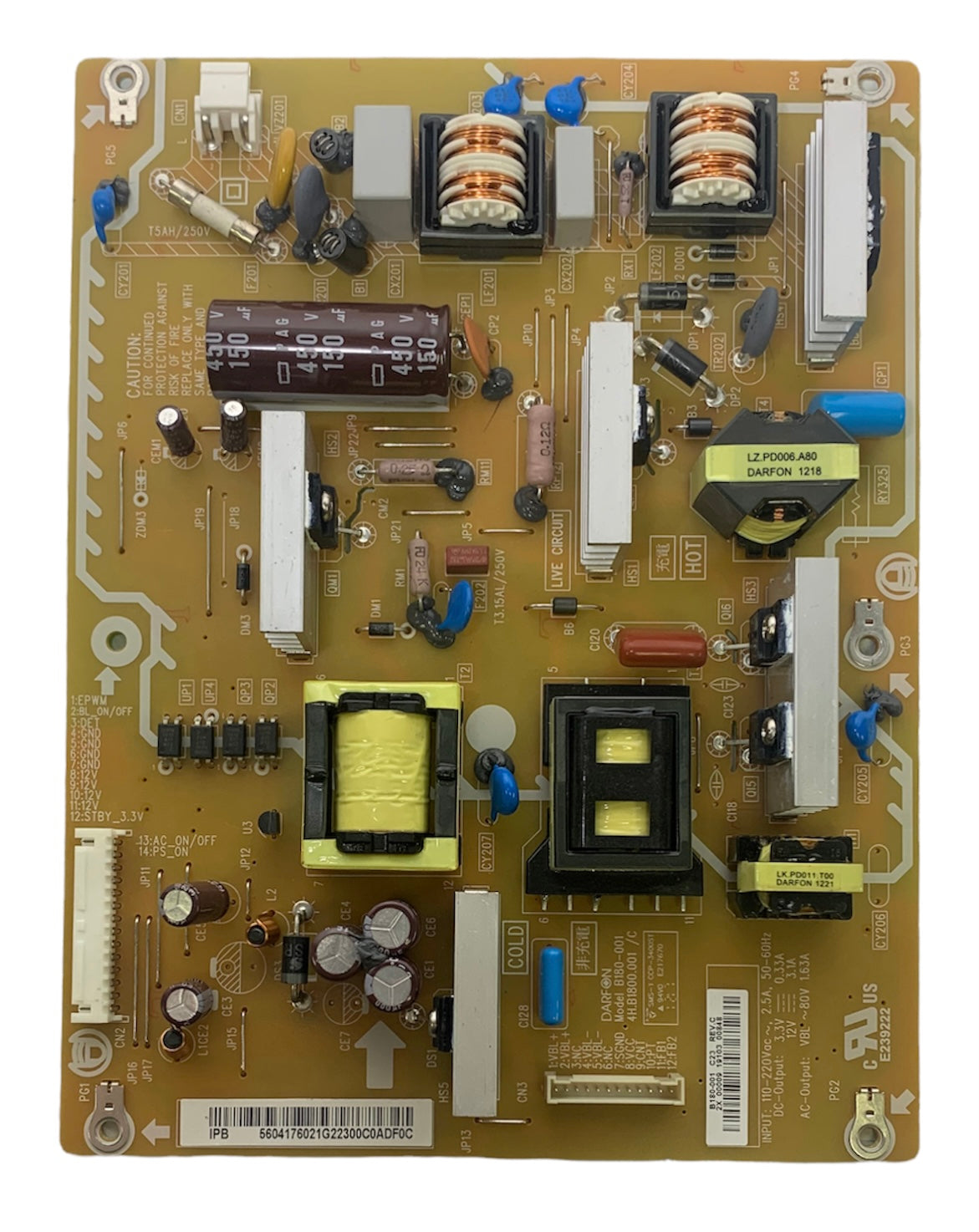 Vizio 56.04176.021 Power Supply Unit E422AR E420AR 4H.B1800.001/C B180-001 Otarealm