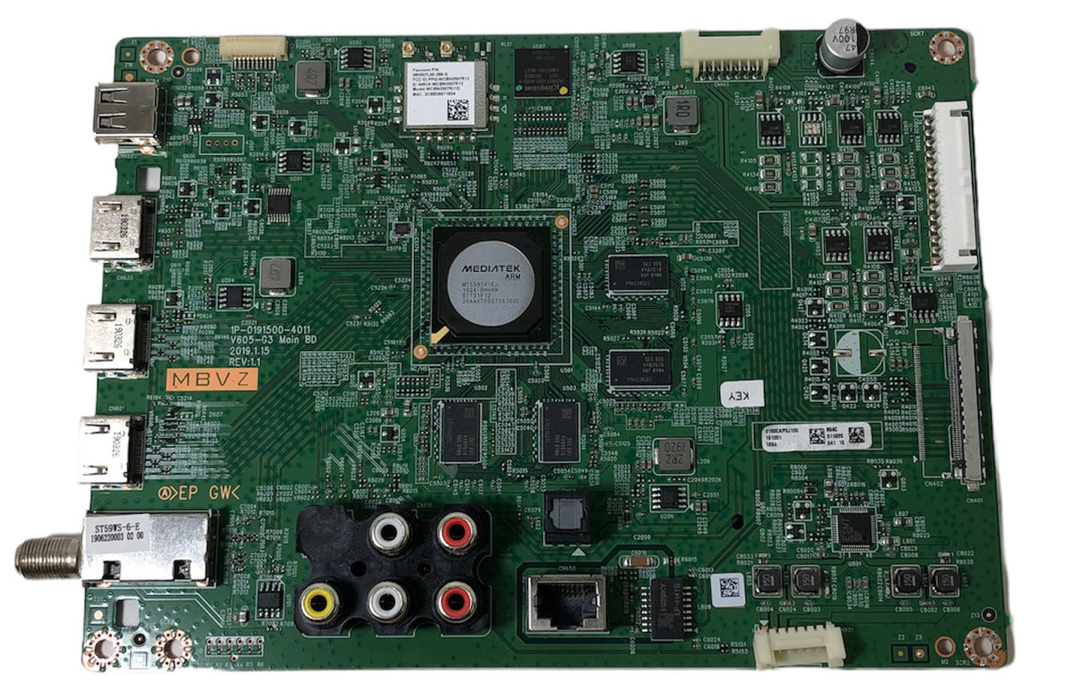 Vizio Y8388864S Main Board for V605-G3 (LFTRYRKV/LFTRYRLV Serial) Otarealm