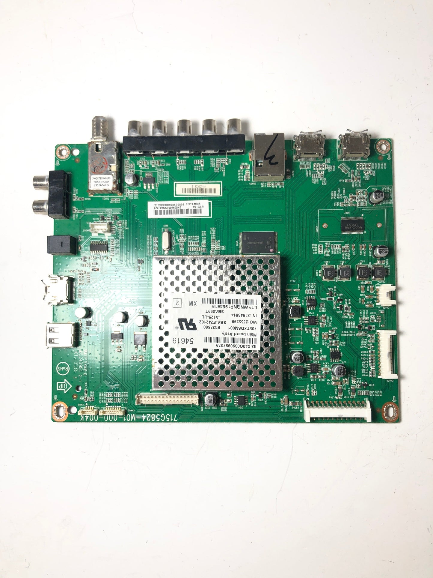 Vizio 756TXCCB02K047 Main Board for E390I-A1 (LTYWNQNP, LTMWNQNP) Otarealm
