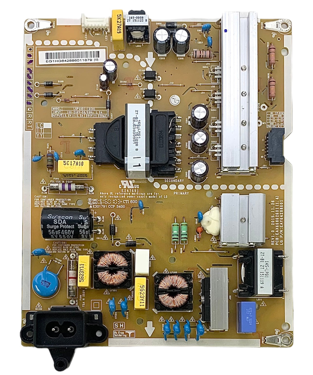 LG EAY64288601 Power Supply 40LH5300-UA.AUSJLJM Otarealm