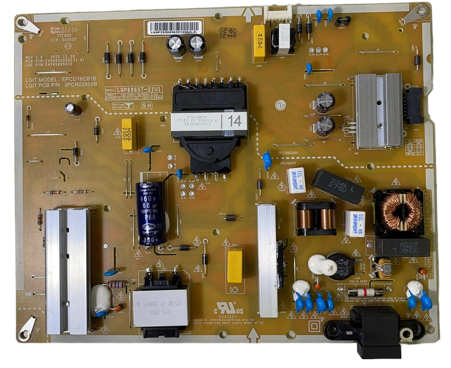 LG EAY65895632 Power Supply/LED Driver Board Otarealm