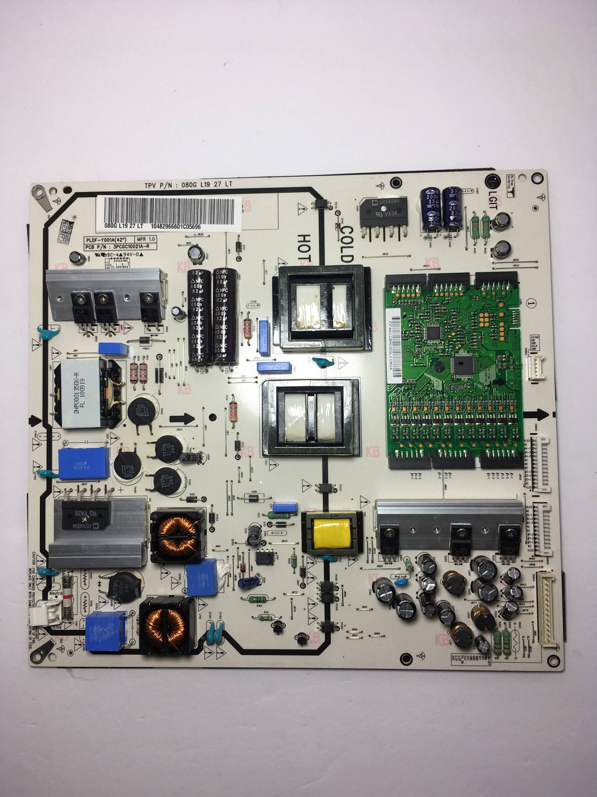 Vizio 080GL1927LT (3PCGC10021A-R) Power Supply / LED Board Otarealm