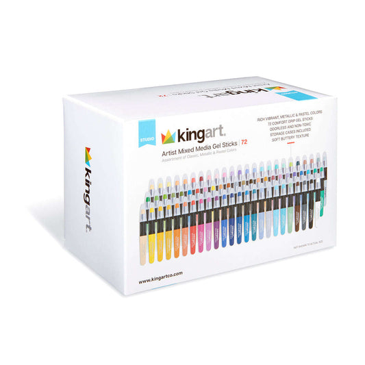 Mixed Media Gel Stick Crayons - 72 Colors Otarealm
