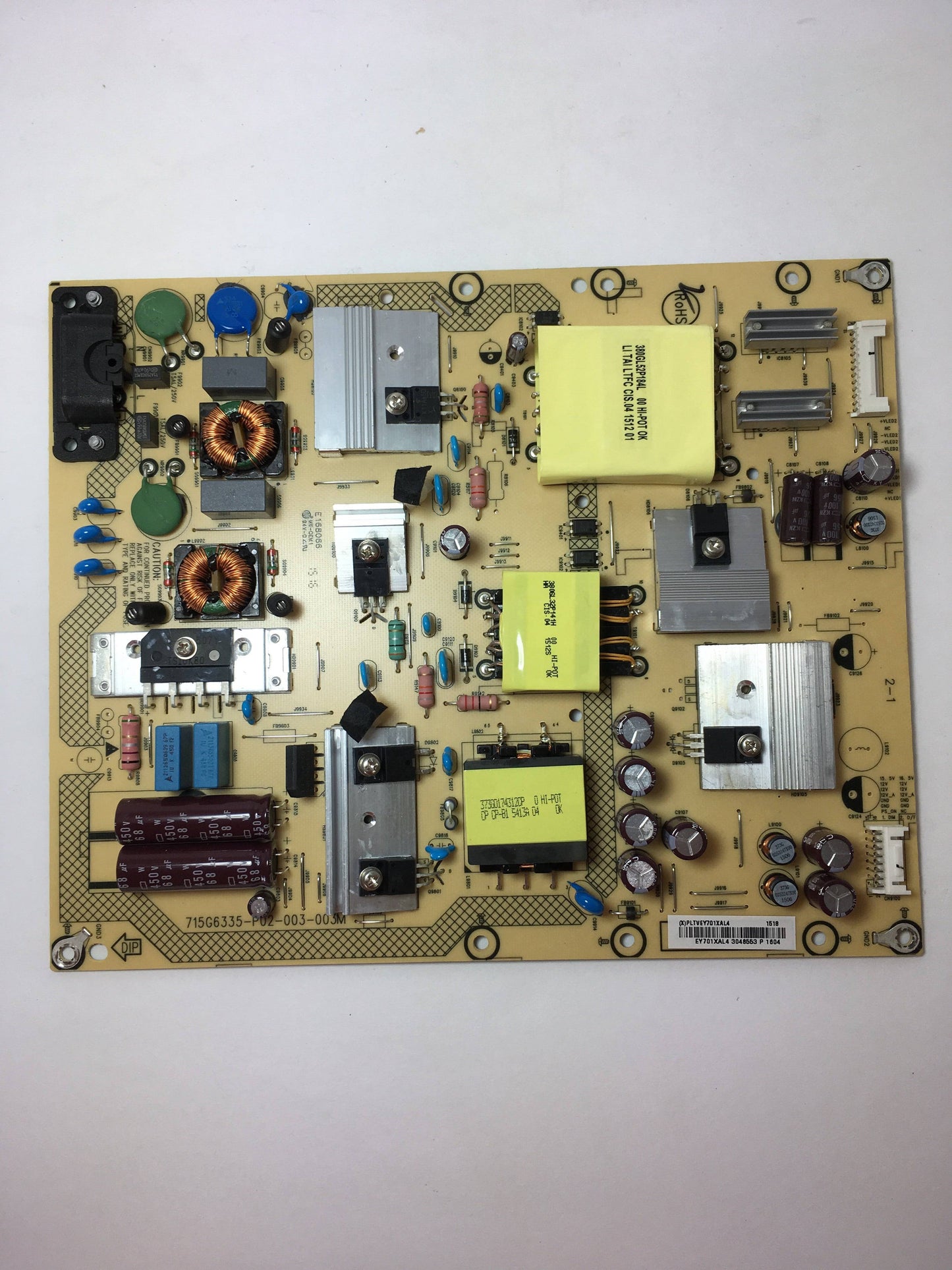 Sharp PLTVEY701XAL4 Power Supply Board Otarealm