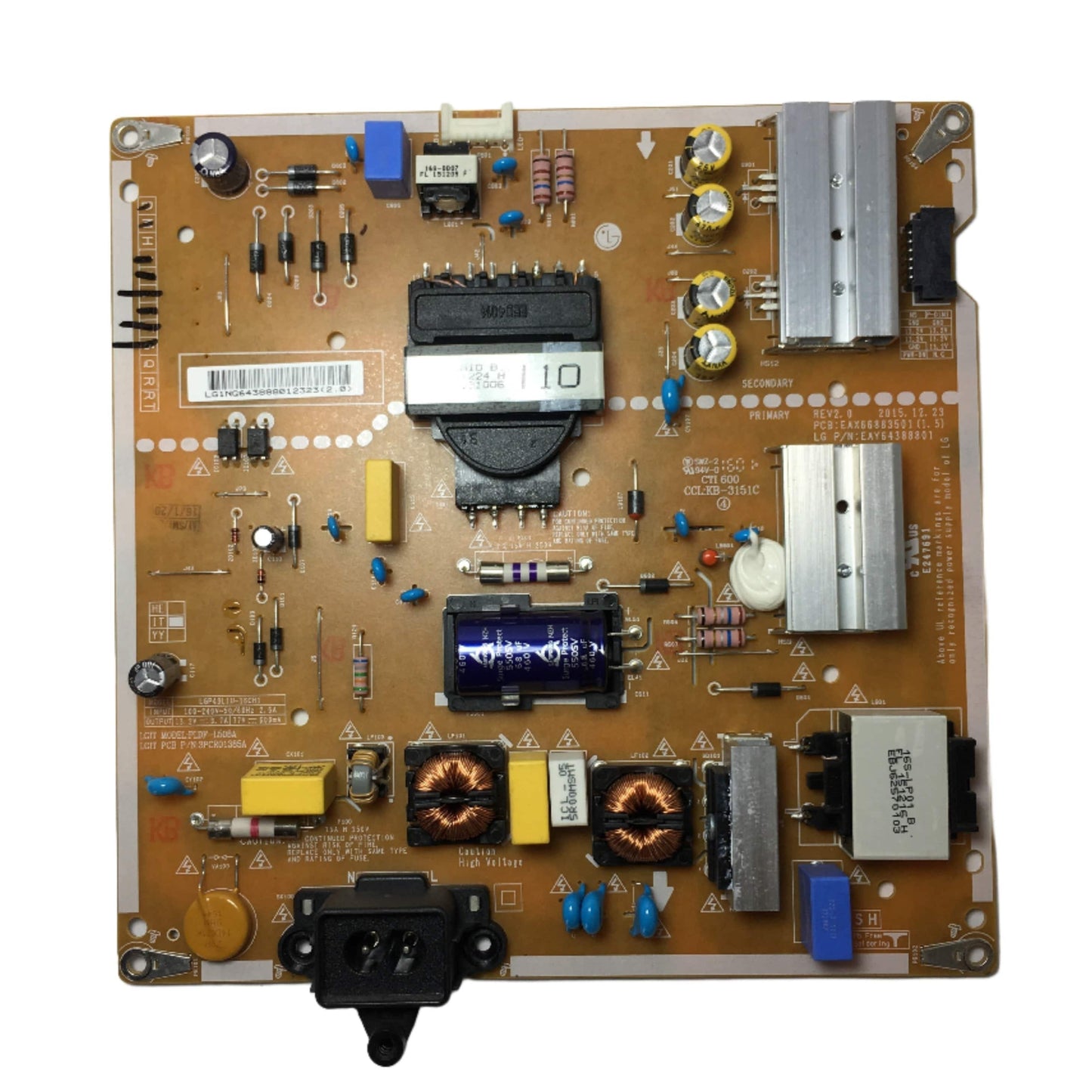 LG EAY64388801 Power Supply Board Otarealm