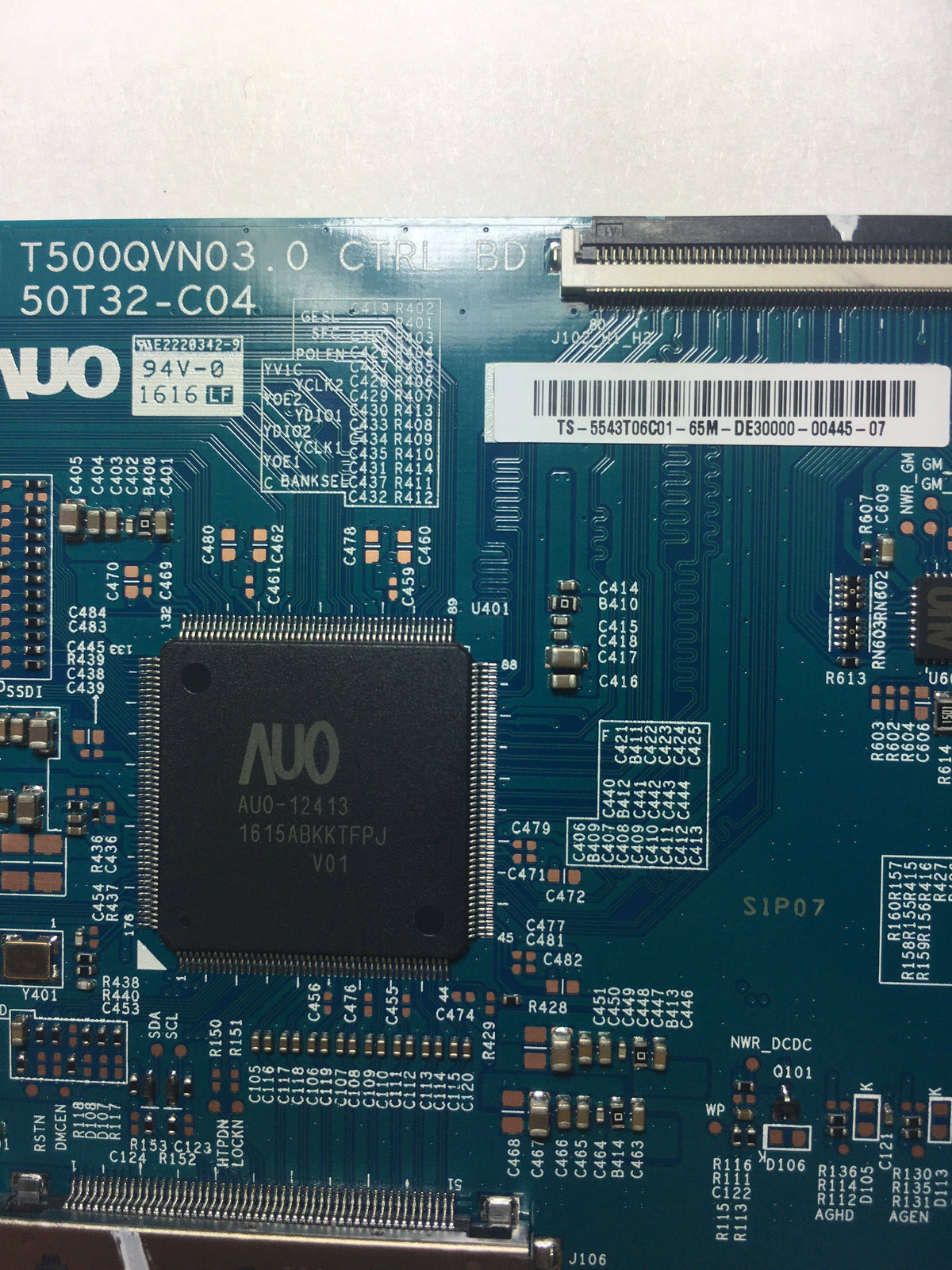 Vizio/Westinghouse 55.43T06.C01 T-Con Board Otarealm