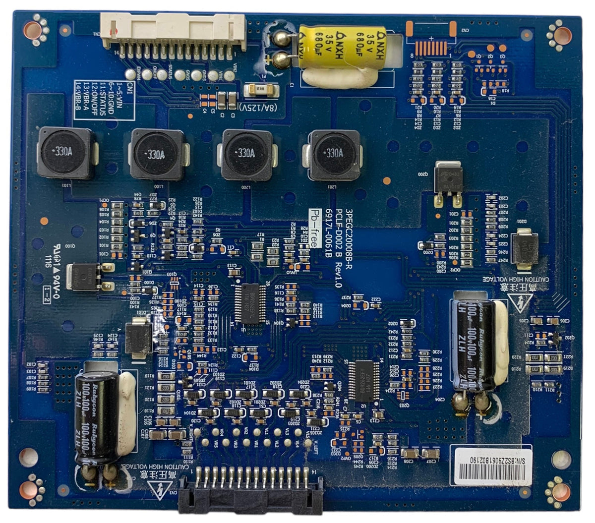 LG 6917L-0061B (3PEGC20008B-R, PCLF-D002) LED Address Board Otarealm