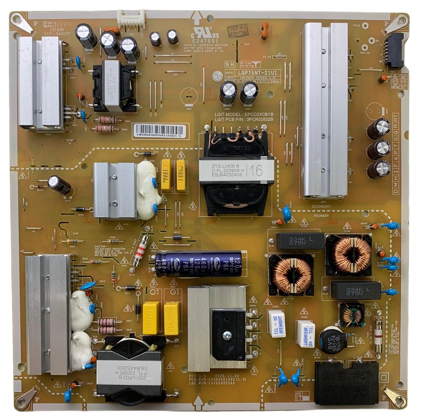 EAY65895542 LG Power Supply/LED Driver Board Otarealm