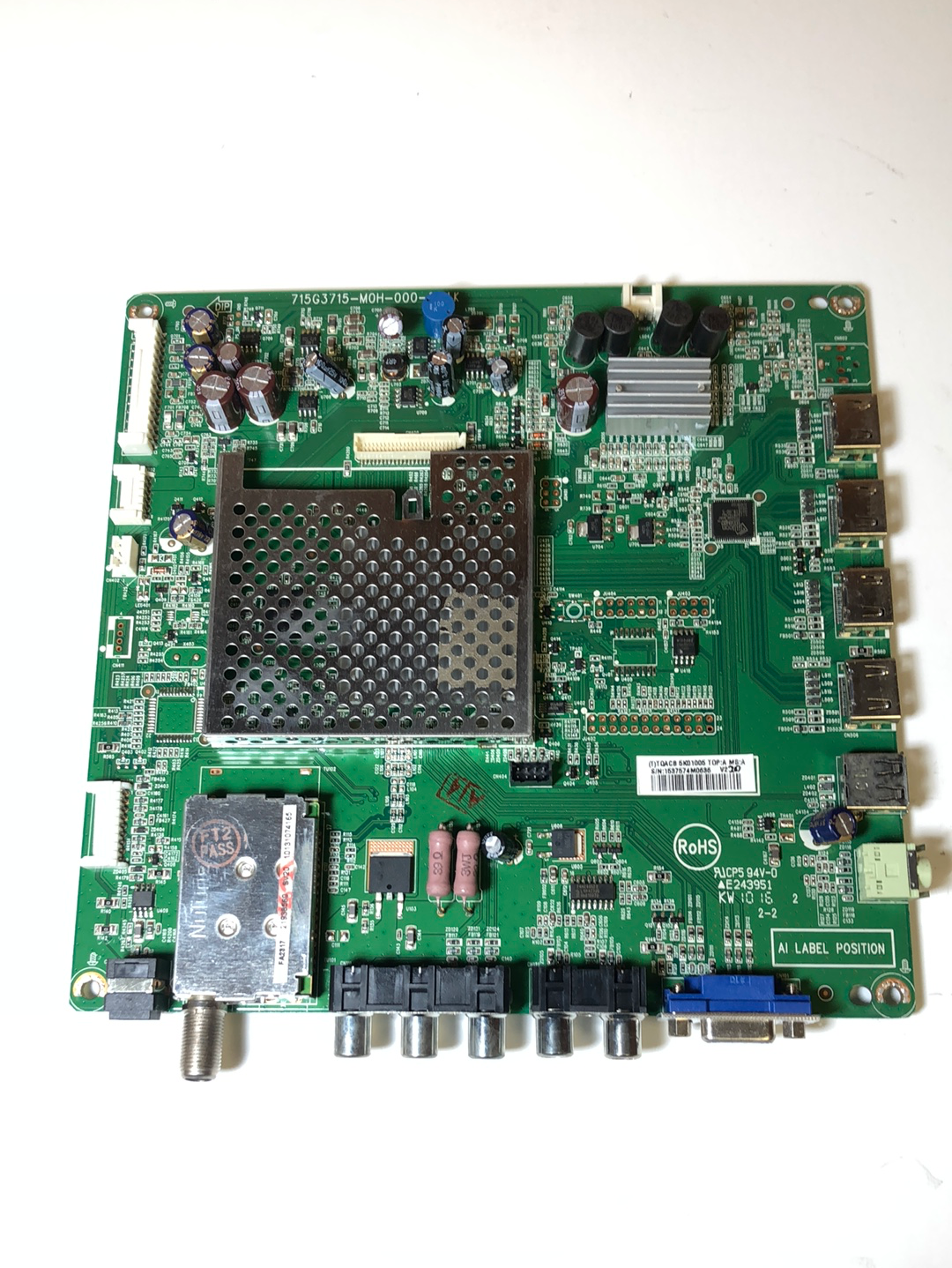 Vizio 756TQACB5K010 Main Board Otarealm