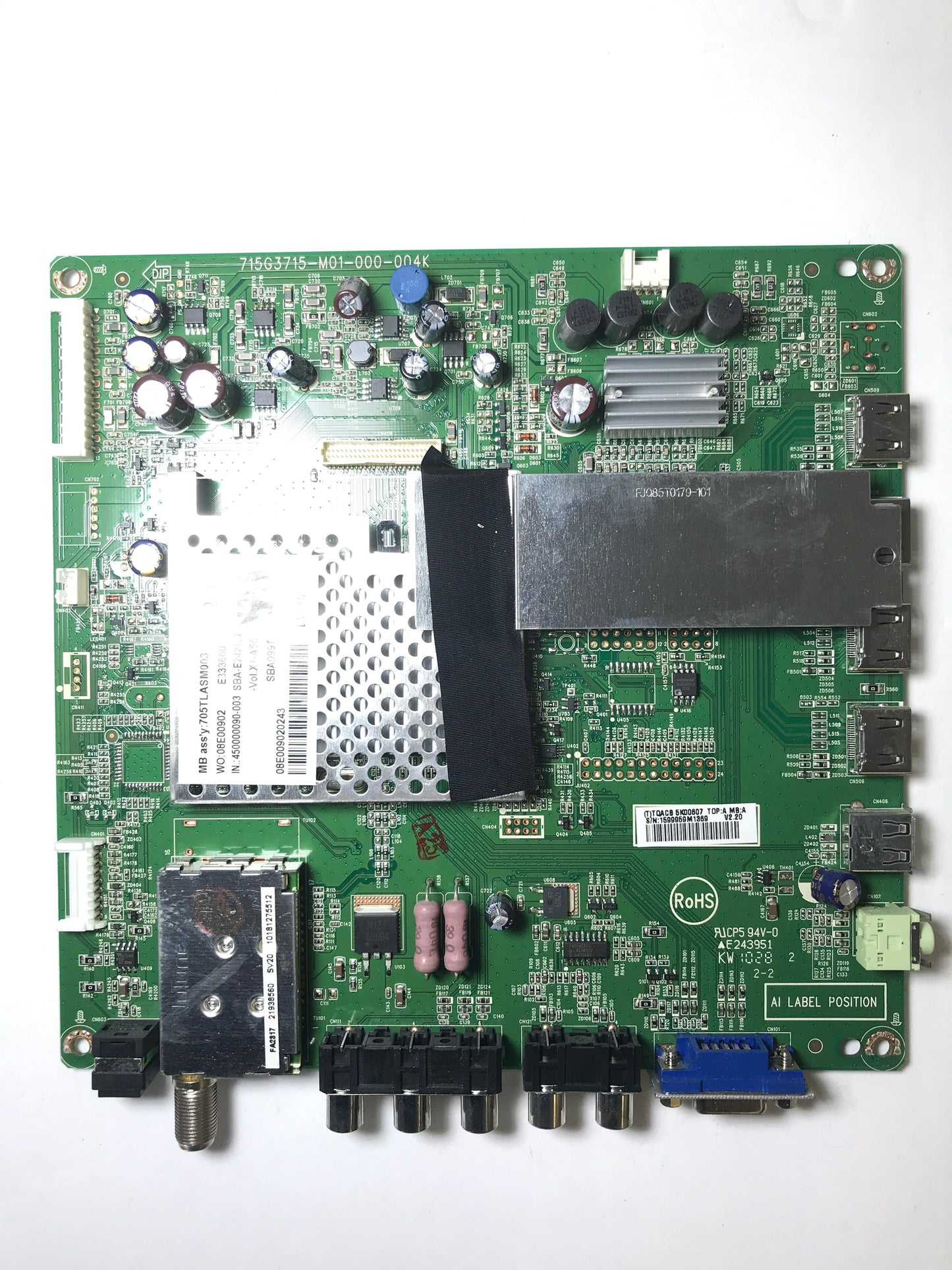 Vizio CBPFTQACB5K006 Main Board for E370VA Otarealm
