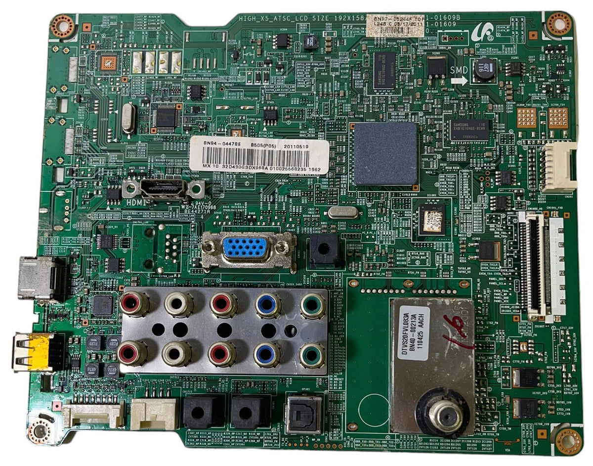 Samsung BN94-04478E Main Board for LN32D430G3DXZA Otarealm
