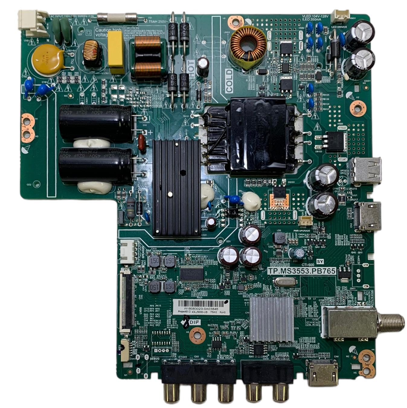 LG 3200542013 Main Board / Power Supply for 43LJ5000-UB Otarealm