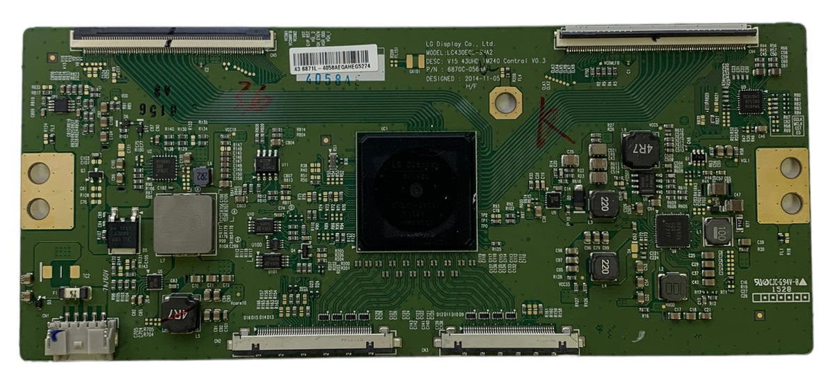 Sony 6871L-4058A (6870C-0568A, LC430EQL-SHA2) T-Con Board for XBR-43X830C Otarealm