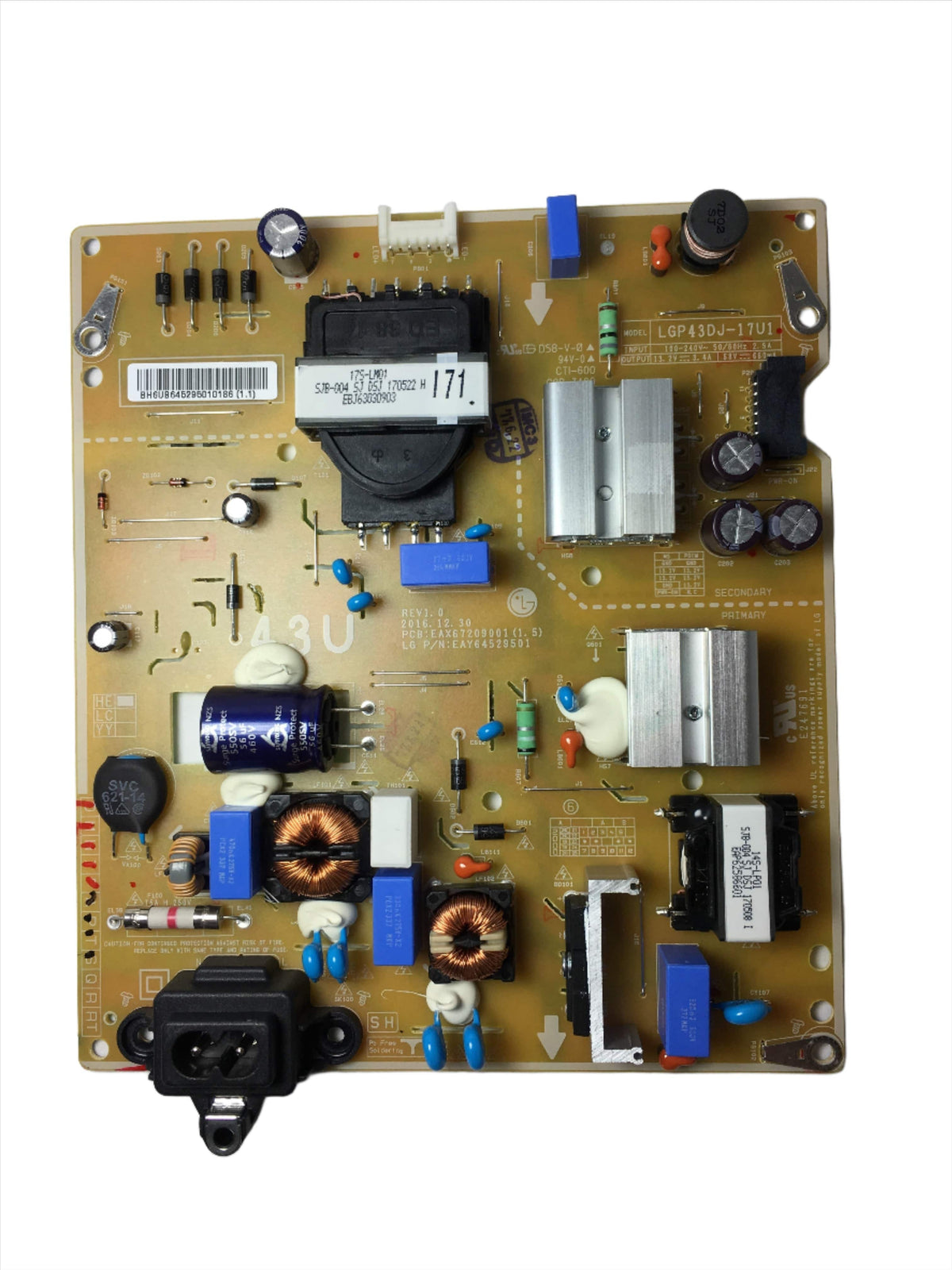 LG EAY64529501 Power Supply 43UJ6300-UA.BUSYLJM Otarealm