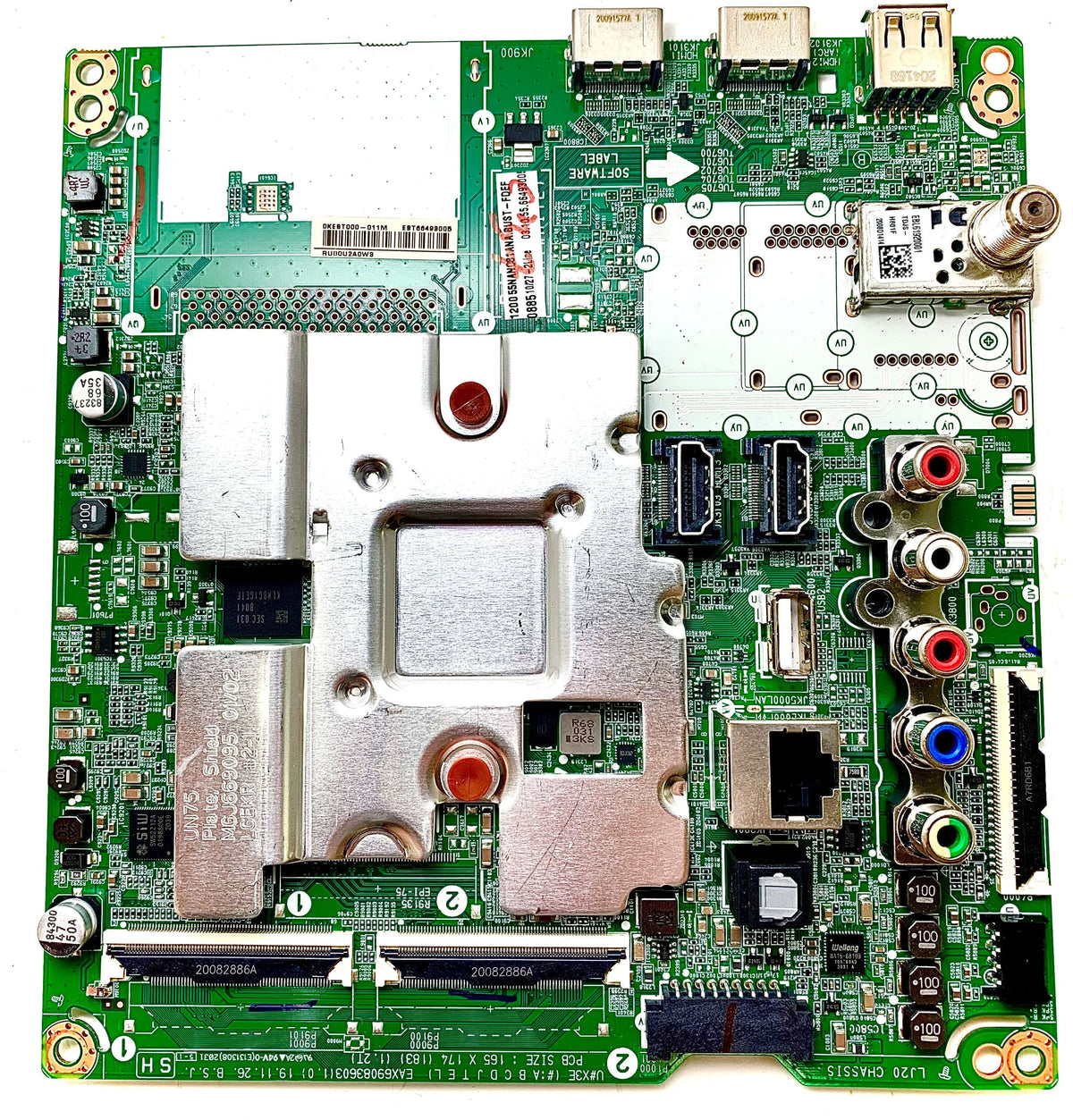 LG EBT66493005 Main Board for 55NAN081ANA Otarealm