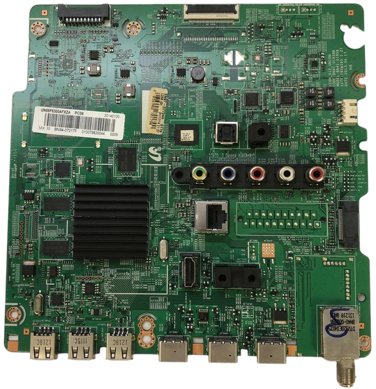 Samsung BN94-07217F Main Board for UN55F6300AFXZA (WH04) Otarealm