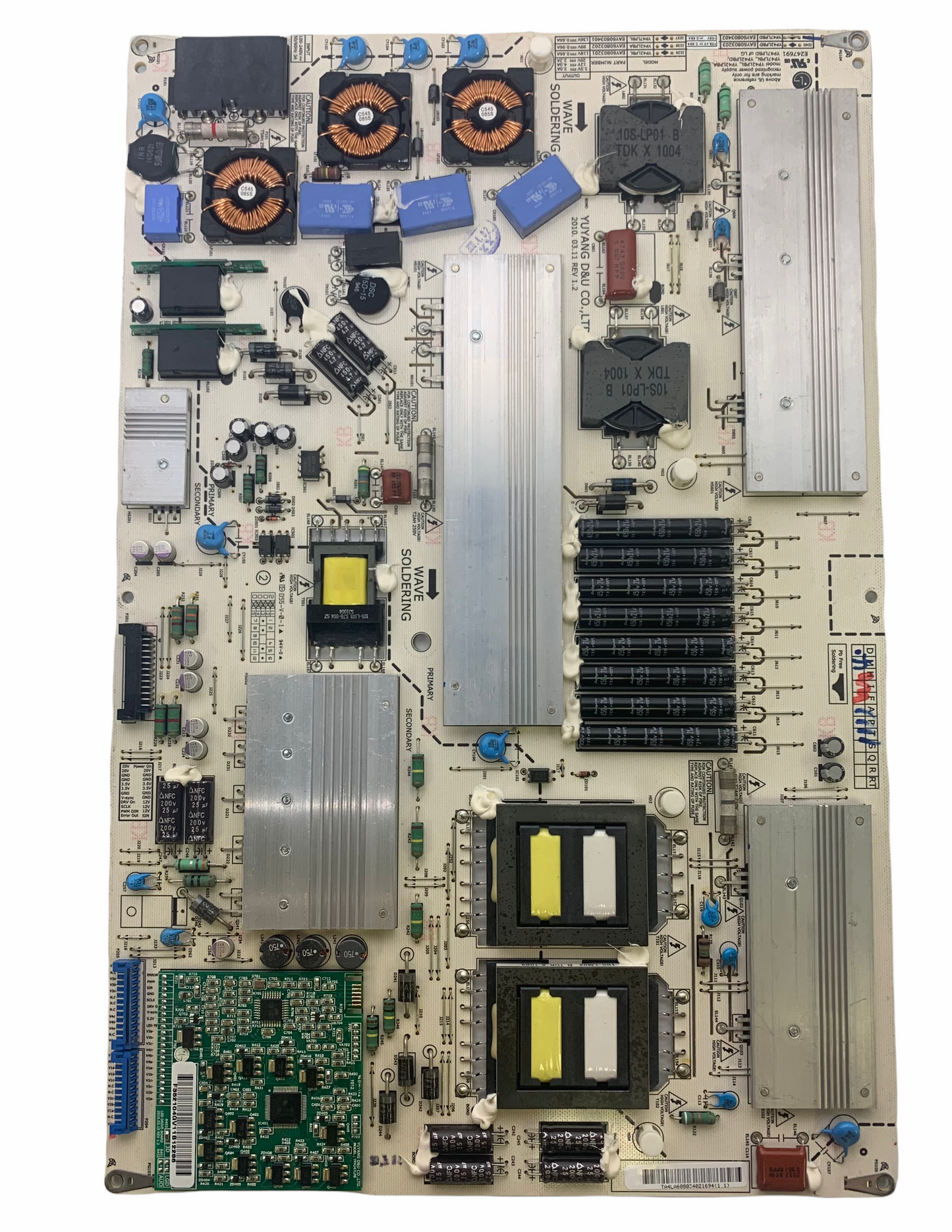 LG EAY60803402 (YP47LPBD) Power Supply / LED Board Otarealm