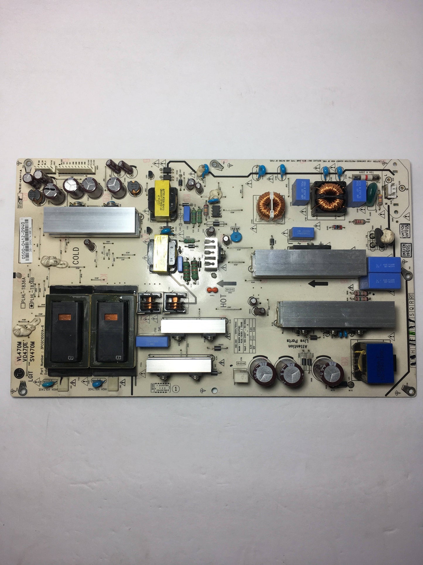 Vizio 0500-0412-0940 (PLHL-T836M) Power Supply / Backlight Inverter Otarealm