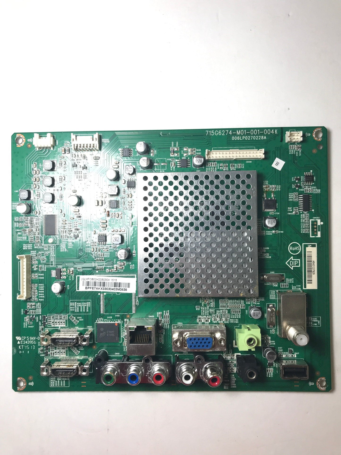 Vizio 756TXFCB02K0080 Main Board for E28H-C1 (LTT3THAR) Otarealm
