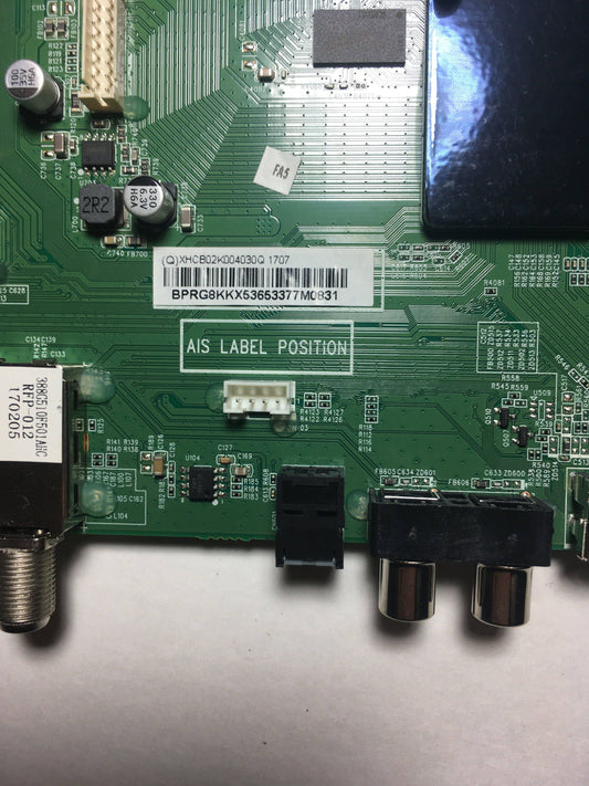 Vizio 756TXHCB02K0040 Main Board for D40F-E1 (LTTEVVAT Serial) Otarealm
