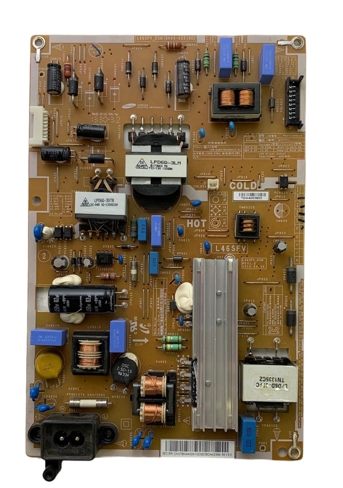 Samsung BN44-00610A / BN44-00610D Power Supply / LED Board Otarealm