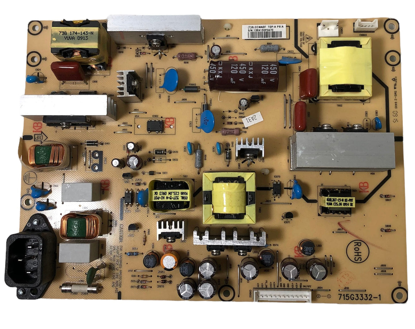 Hitachi PWTV8LCCMADF (715G3332-1) Power Supply for L32A403 Otarealm