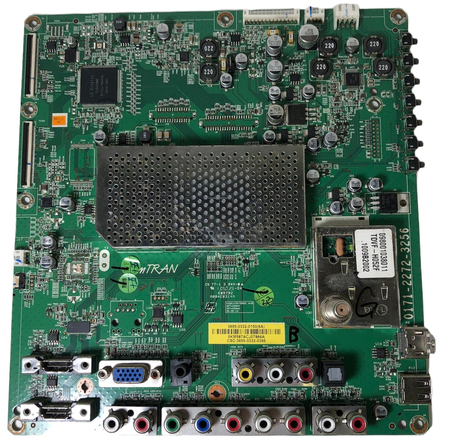 Vizio 3655-0332-0150 (0171-2272-3256) Main Board for E551VL Otarealm