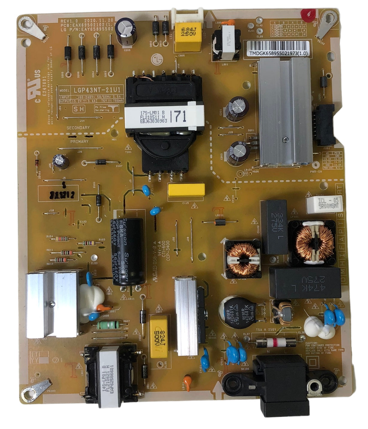LG EAY65895502 Power Supply/LED Driver Board Otarealm