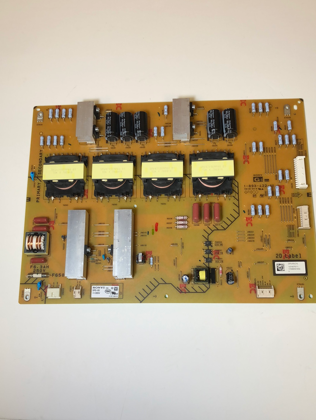 Sony 1-474-576-11 G6 Power Supply Board Otarealm