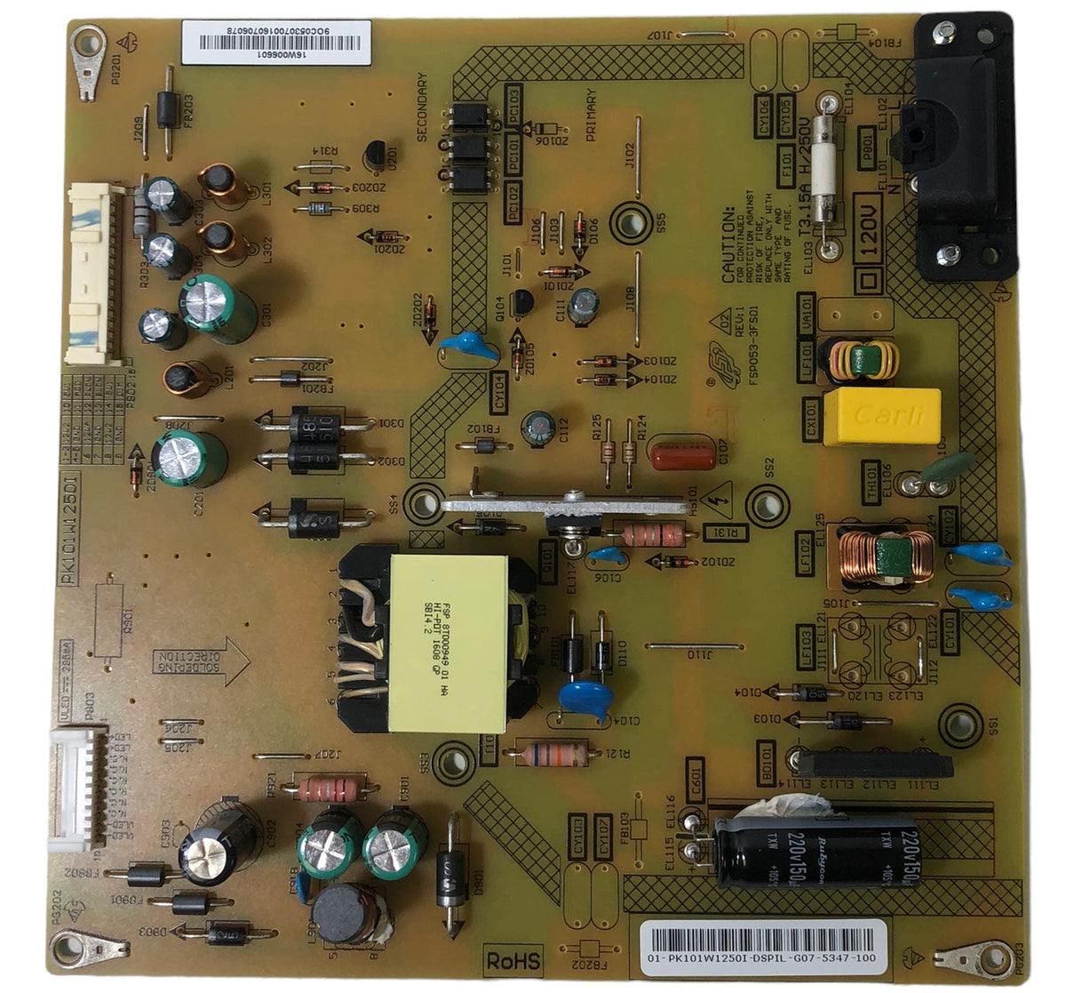 Toshiba PK101W1250I Power Supply / LED Board for 49L621U Otarealm