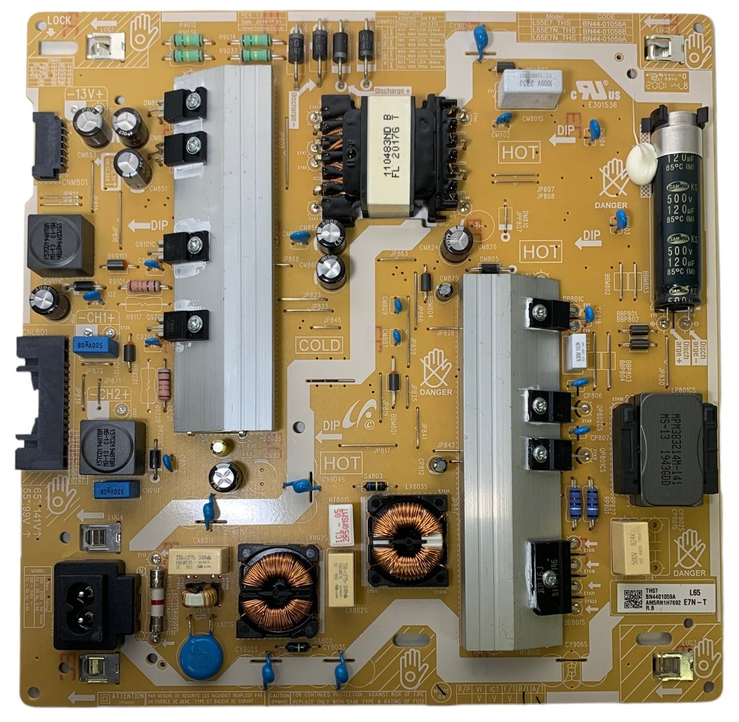 Samsung BN44-01059A Power Supply / LED Board Otarealm