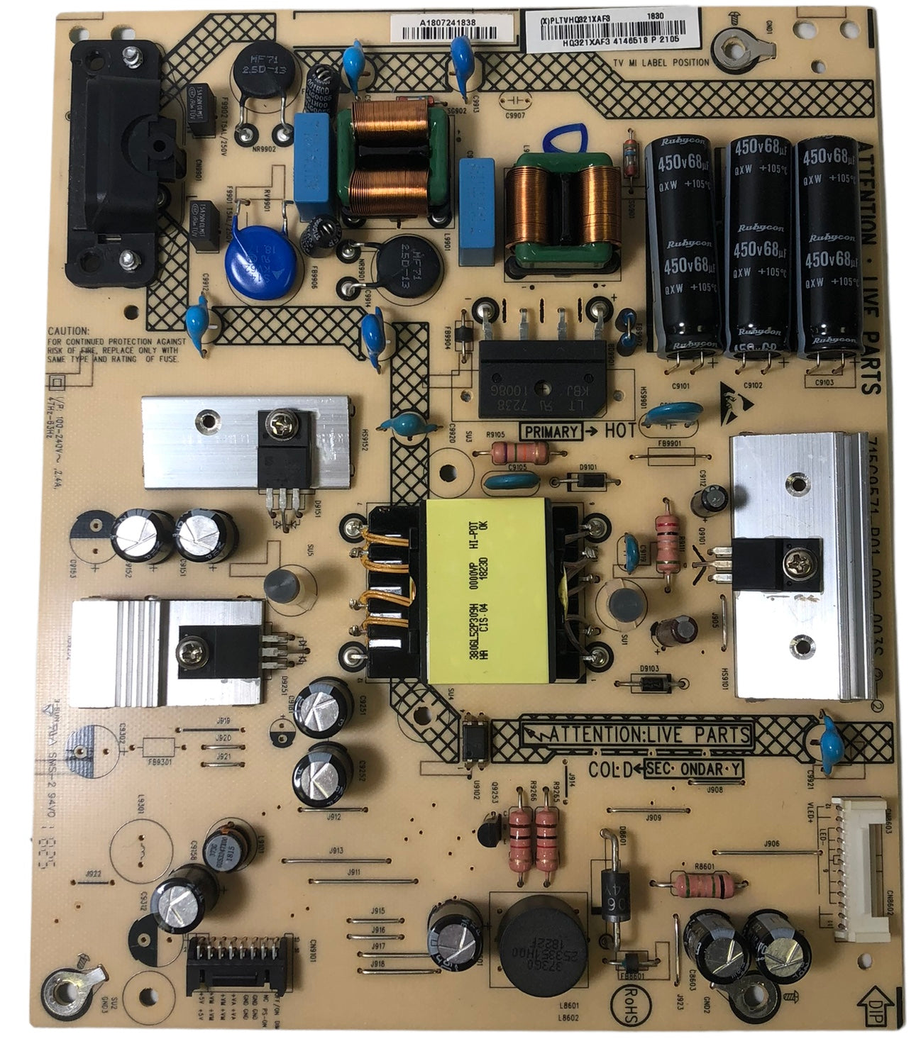Sharp PLTVHQ321XAF3 Power Supply Unit Otarealm