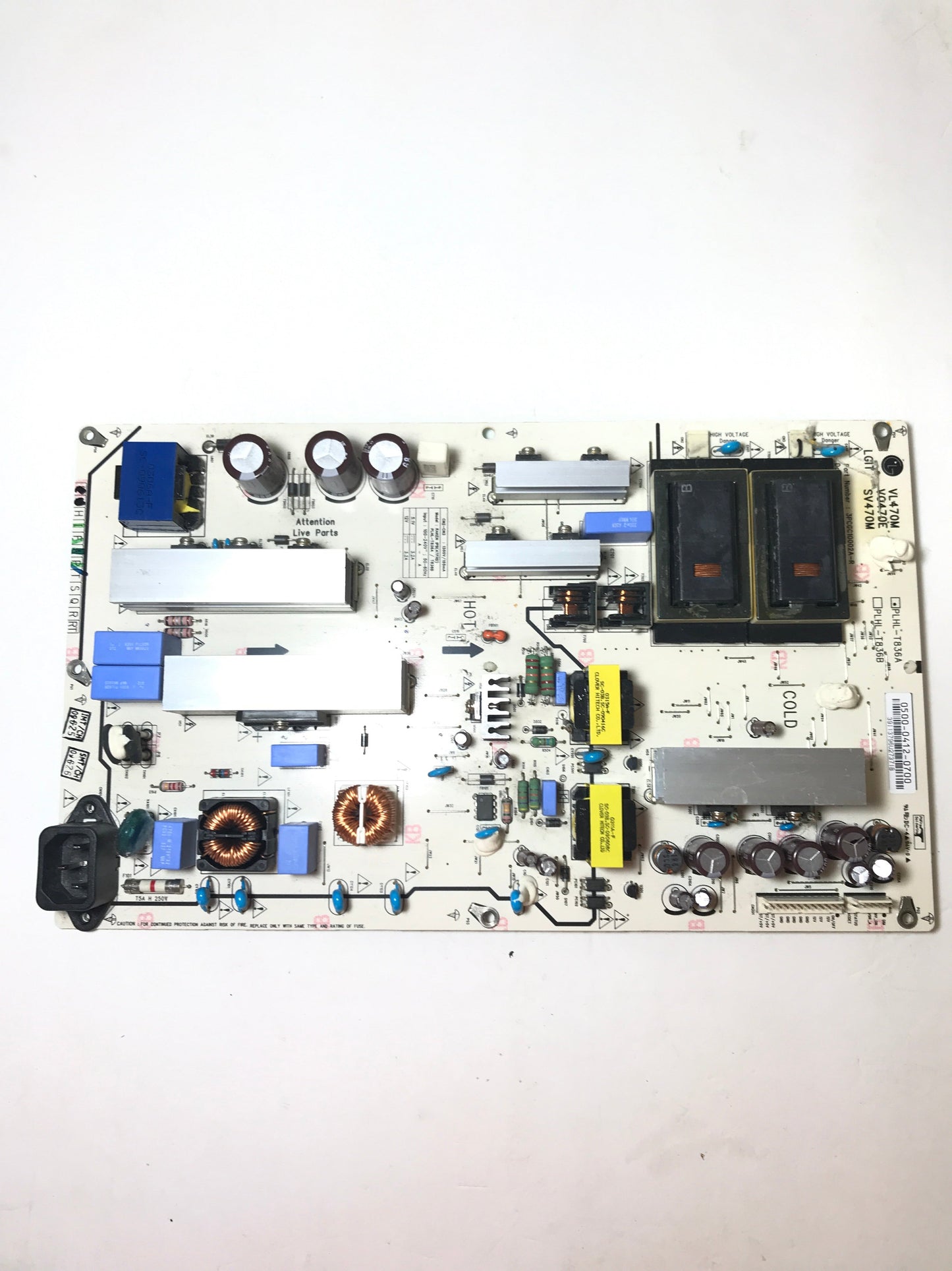 Vizio 0500-0412-0700 (PLHL-T836A) Power Supply / Backlight Inverter for VL470M Otarealm