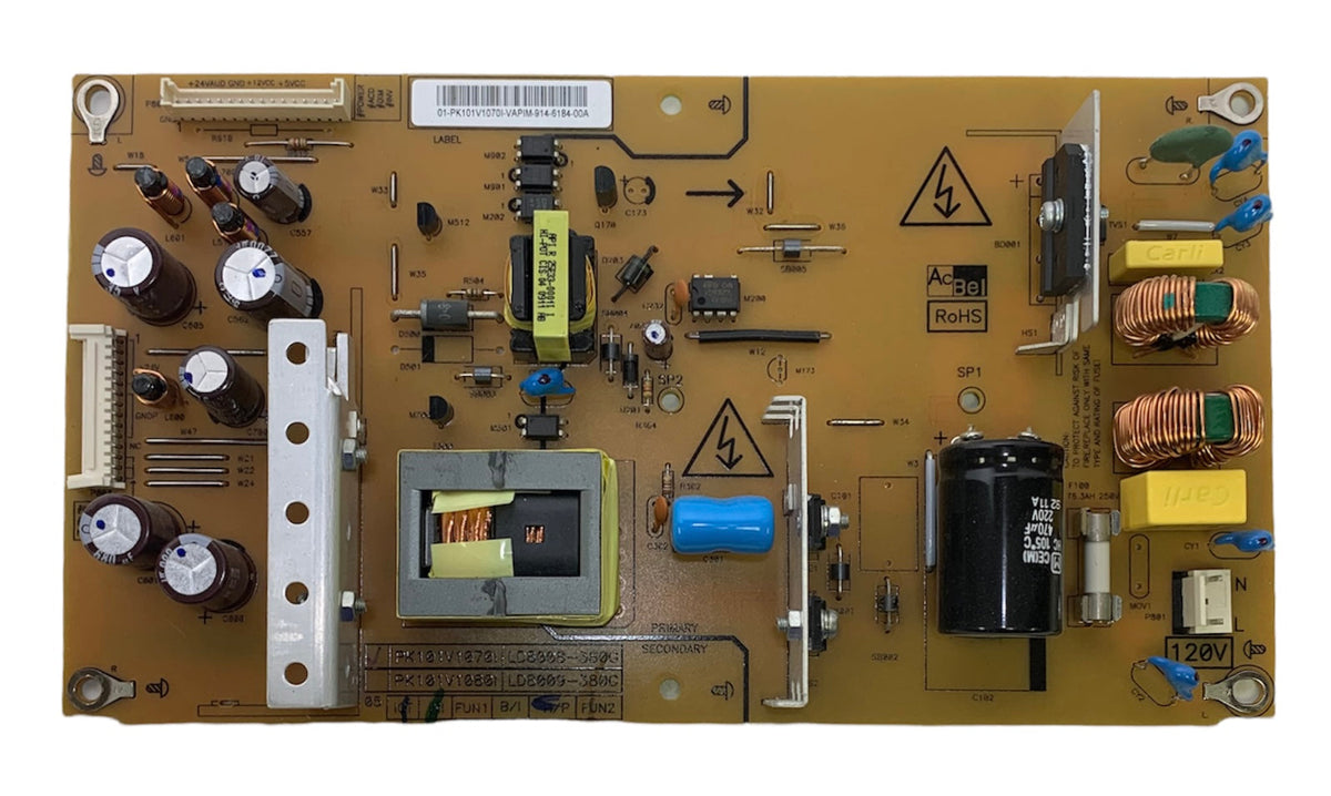Toshiba 75016973 (LD8008-380G) Power Supply for 32AV502R Otarealm