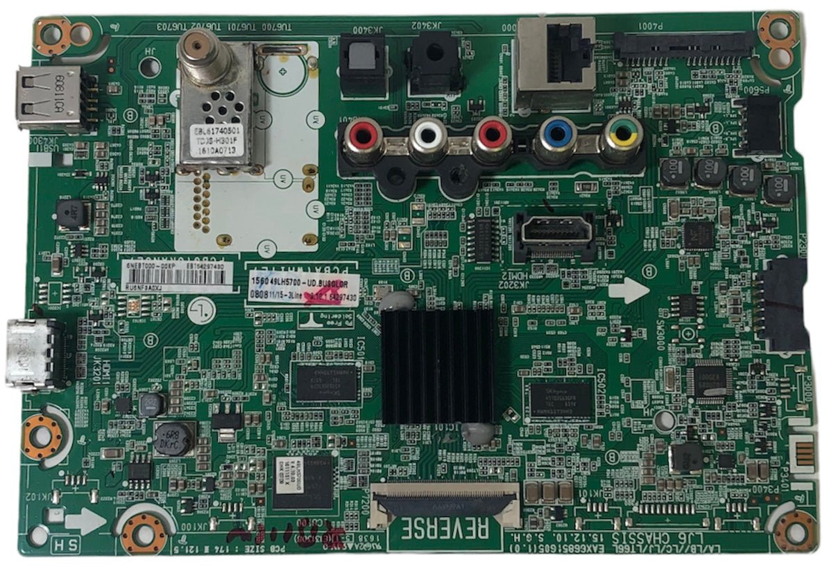 EBT64297430 LG Main Board for 49LH5700-UD.BUSGLJR / 49LH5700-UD.BUSGLOR Otarealm
