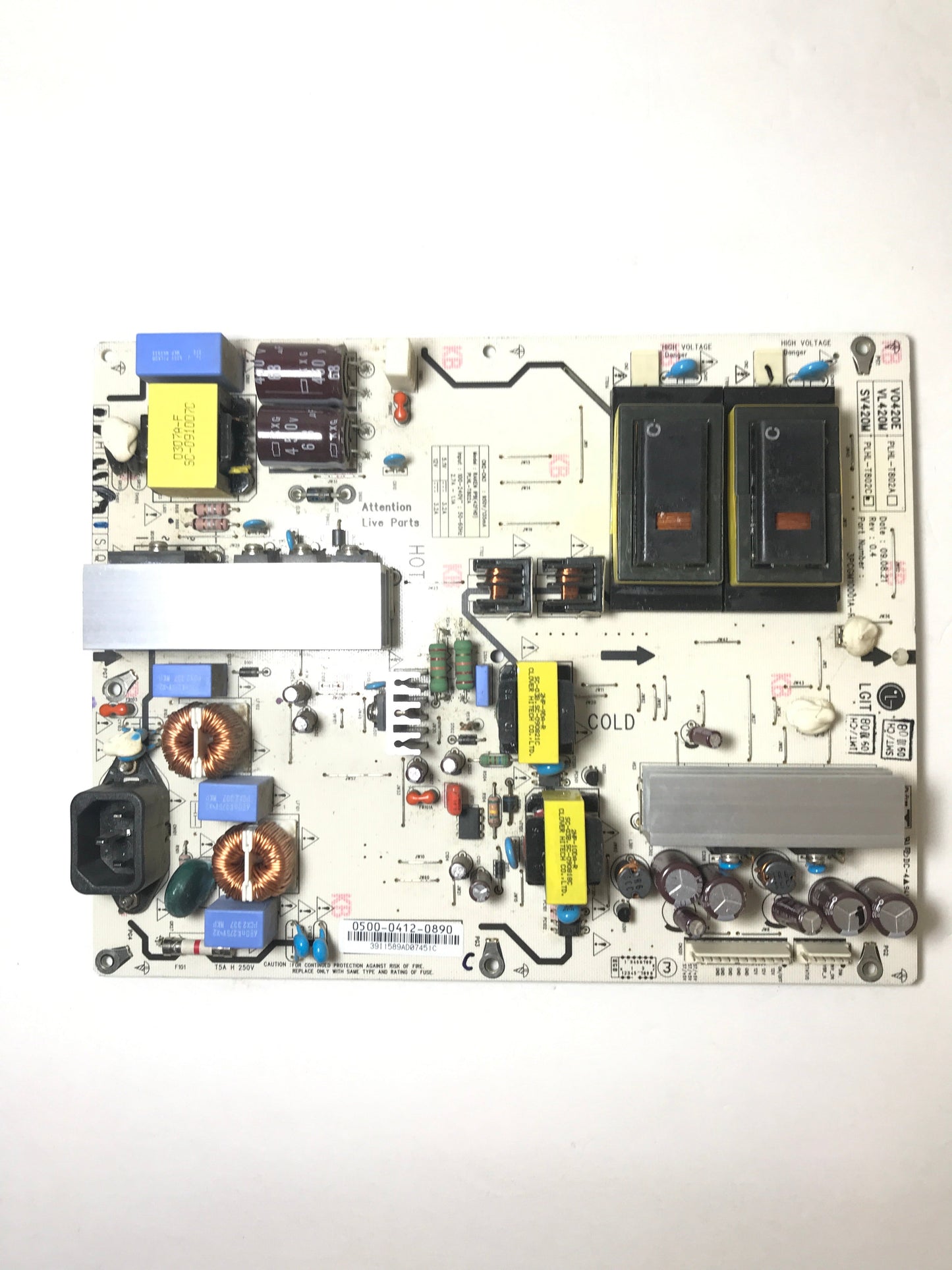 Vizio 0500-0412-0890 (PLHL-T802C) Power Supply / Backlight Inverter for SV420M Otarealm