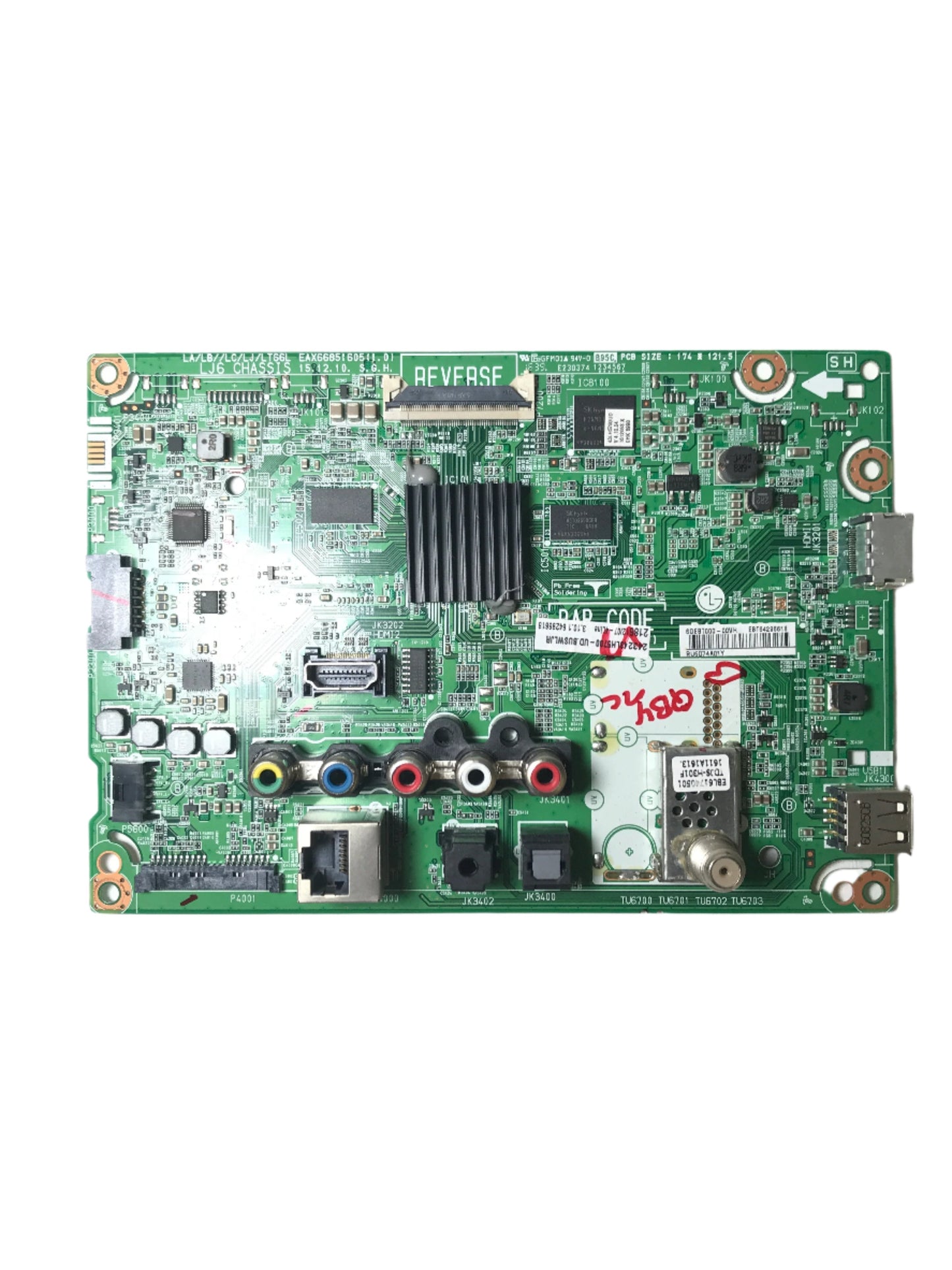 LG EBT64296618 / EBT64296616 Main Board 43LH5700-UD.BUSWLOR 43LH5700-UD.AUSWLOR Otarealm