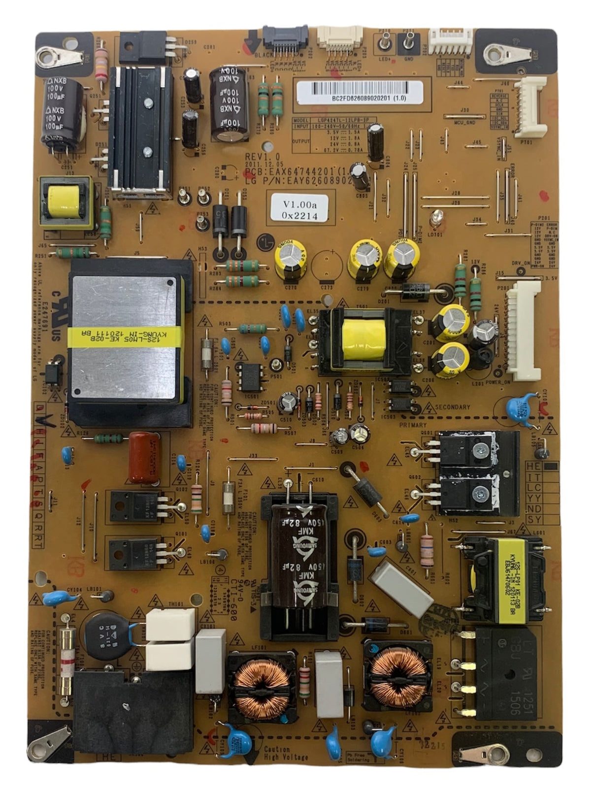 LG EAY62608902 (EAX64744201) Power Supply / LED Board 47LM6700-UA Otarealm