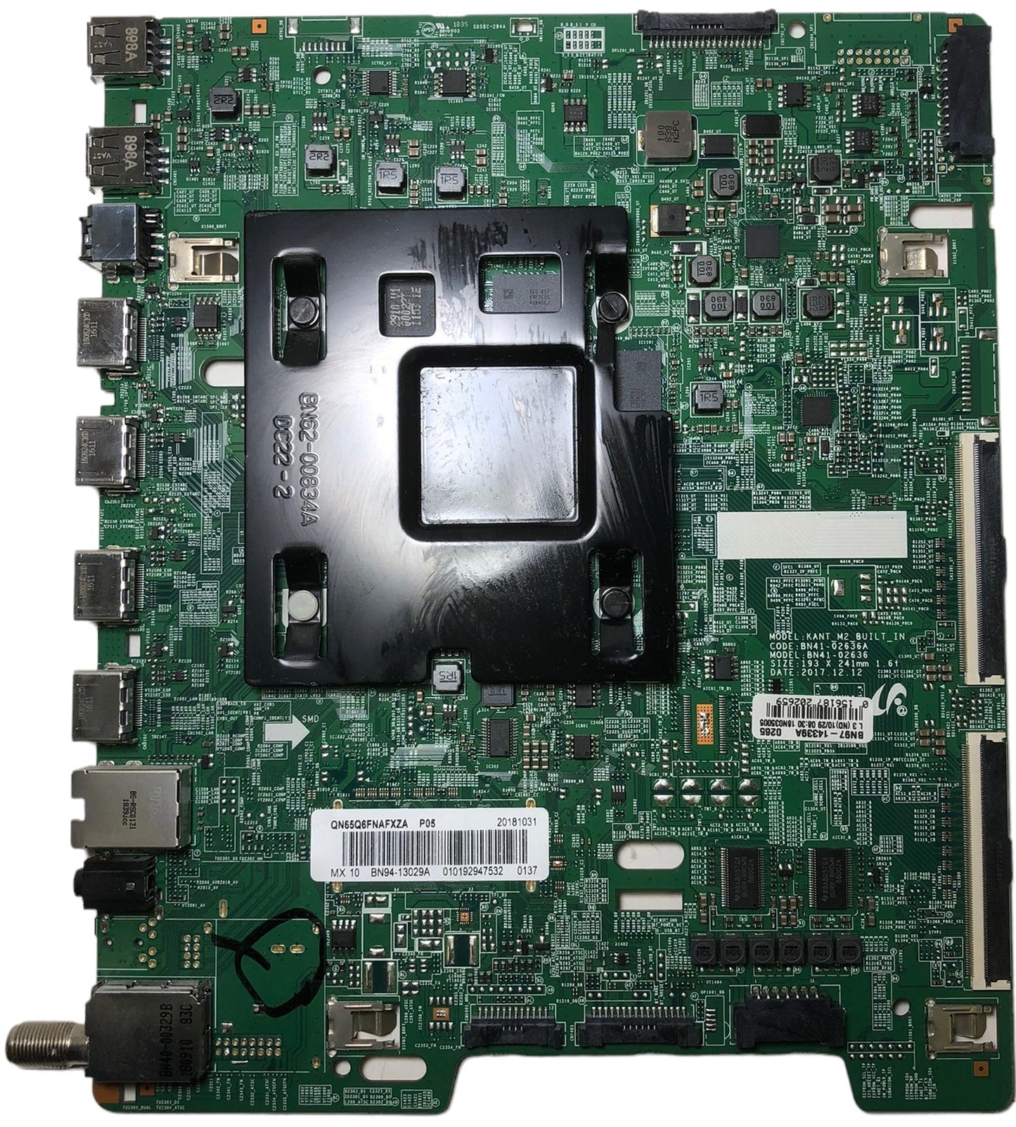 Samsung BN94-13029A Main Board for QN65Q6FNAFXZA (Version FA01) Otarealm