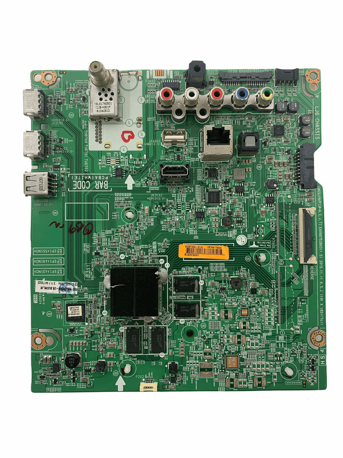 LG EBT64179002 Main Board for 65UH6550-UB.BUSWLJR Otarealm