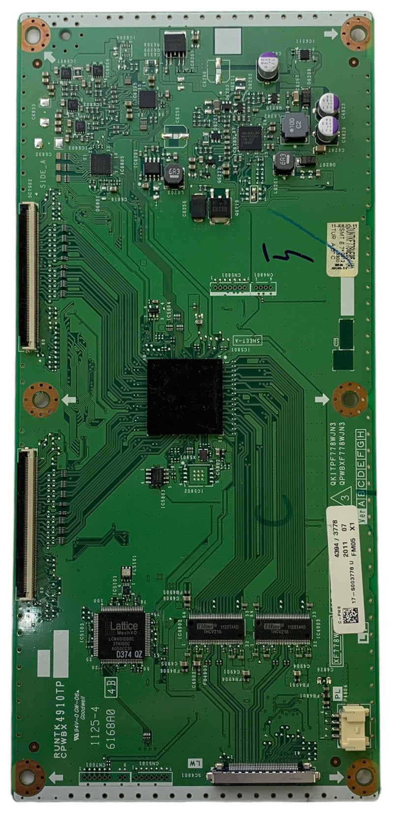 Sharp DUNTKF778FM05 (QKITPF778WJN3, QPWBXF778WJN3) T-Con Board LC-60C6400U Otarealm