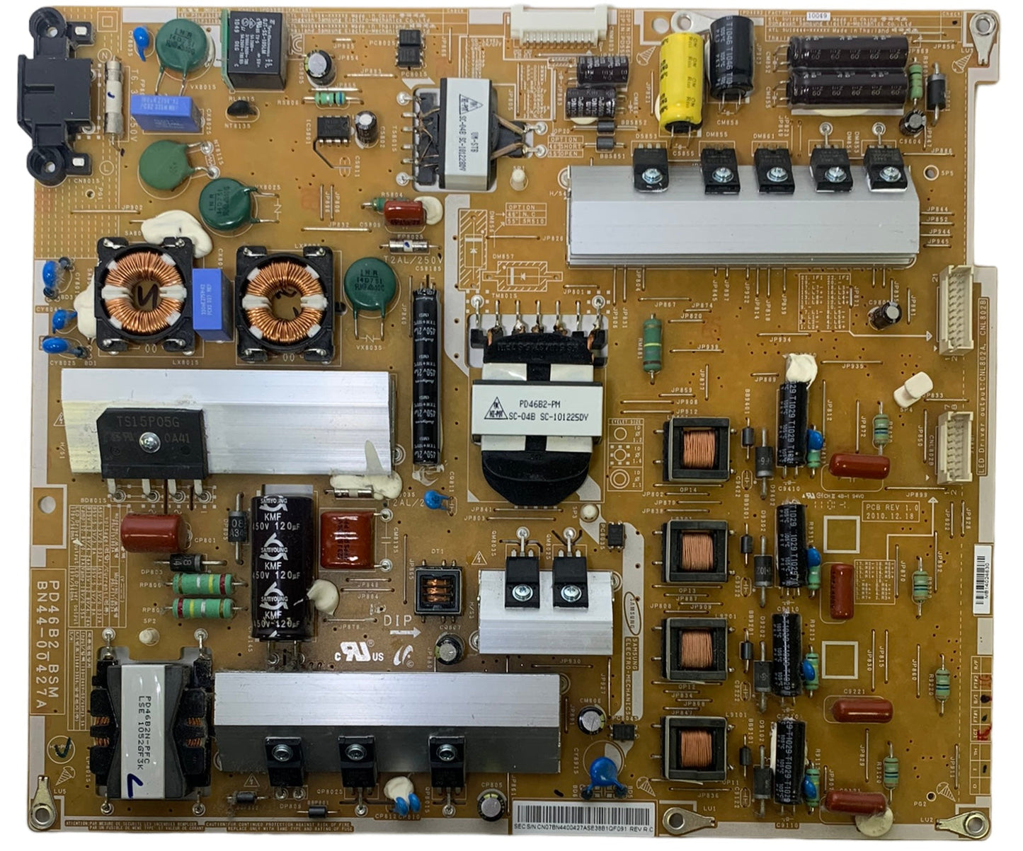 Samsung BN44-00427A (PD46B2_BSM) Power Supply / LED Board Otarealm